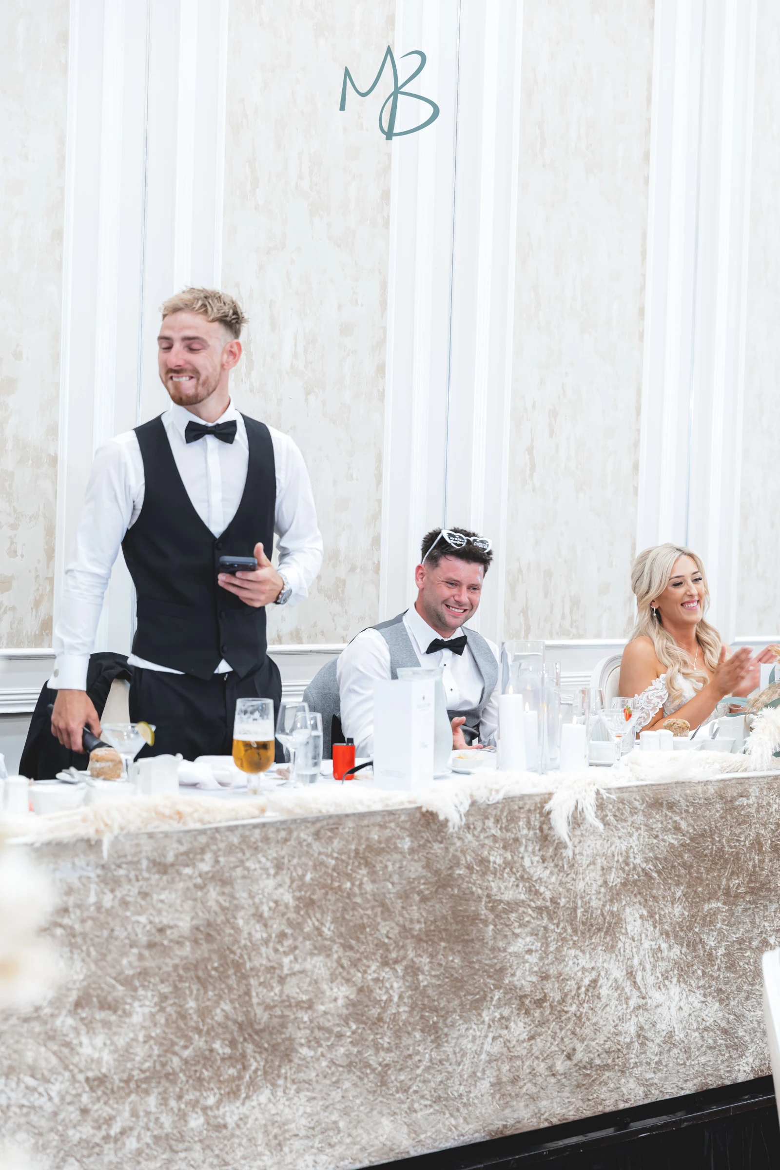 Lee and Melissa, Tullyglass Hotel