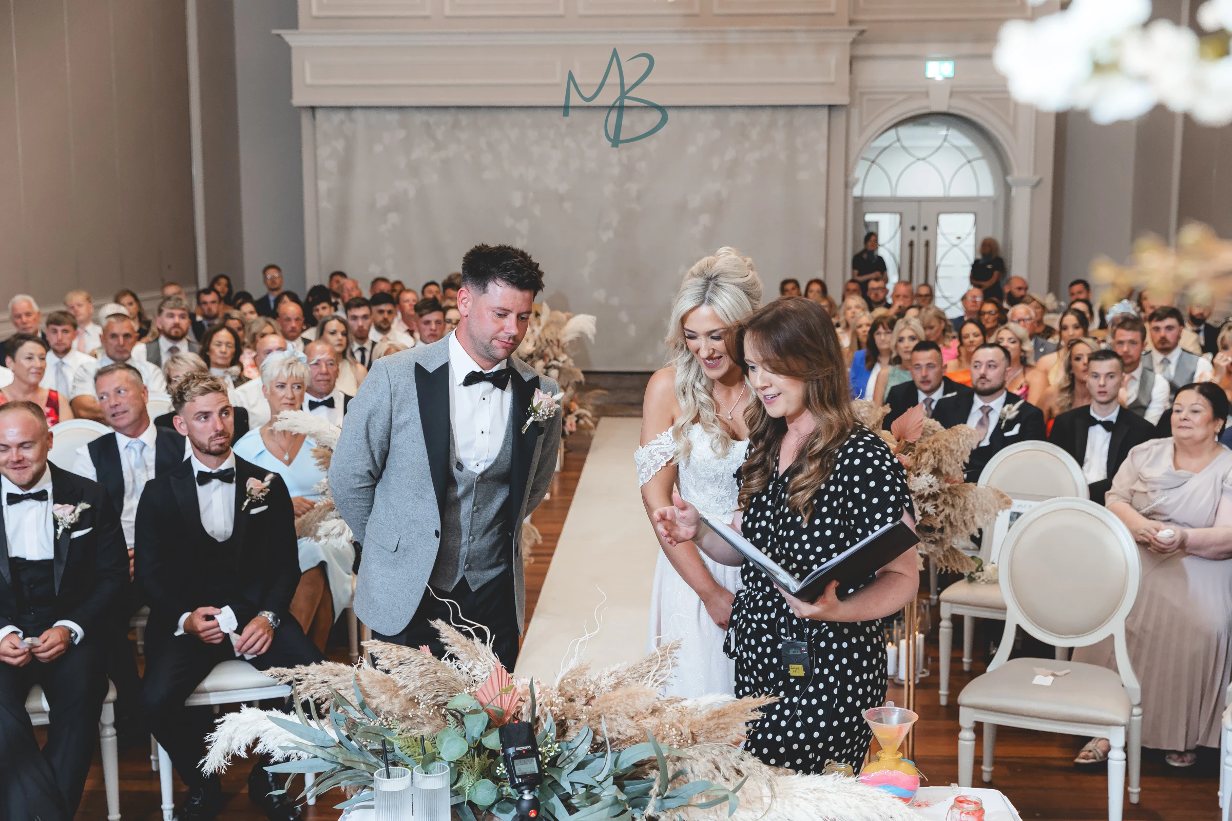 Lee and Melissa, Tullyglass Hotel