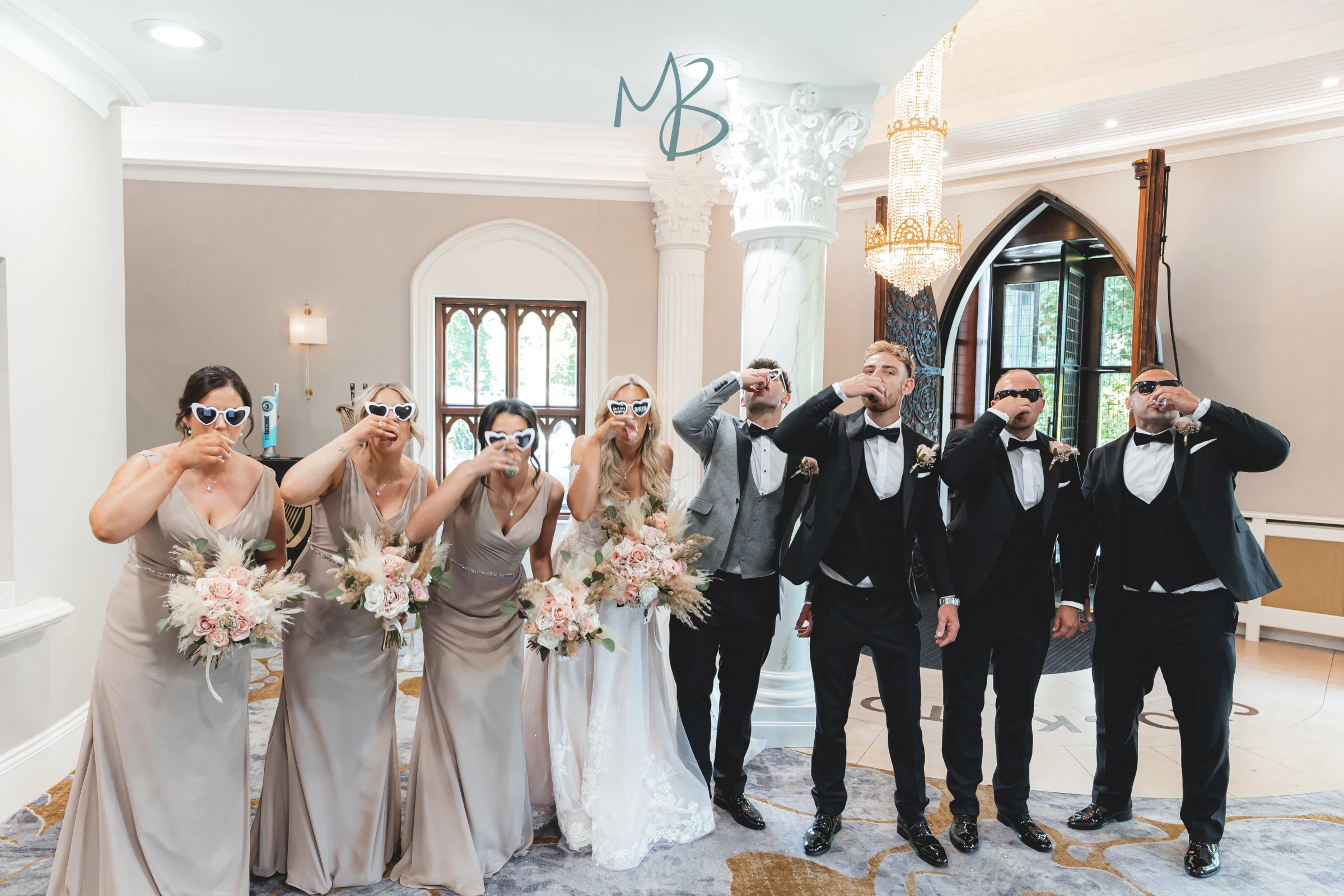 Lee and Melissa, Tullyglass Hotel