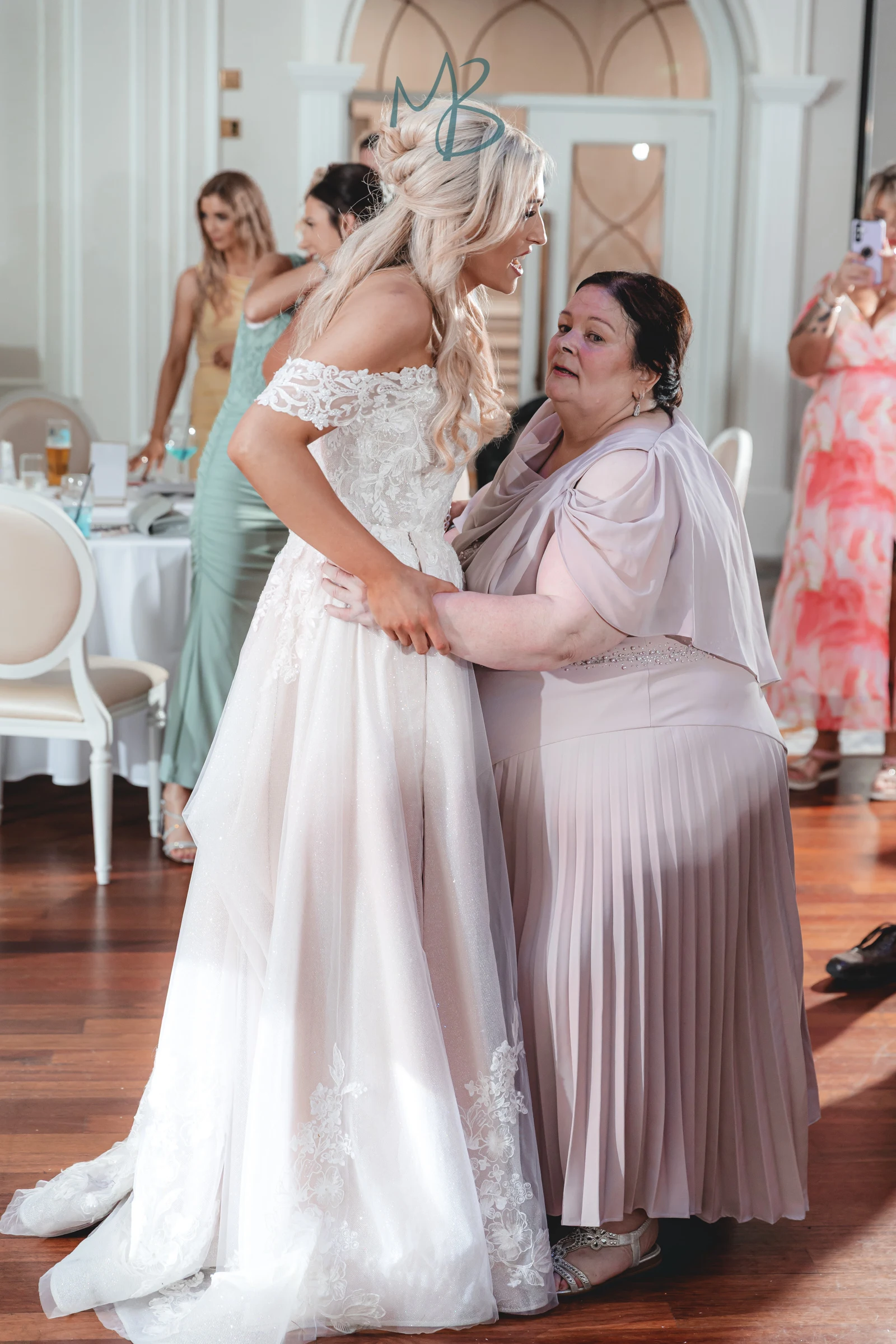 Lee and Melissa, Tullyglass Hotel
