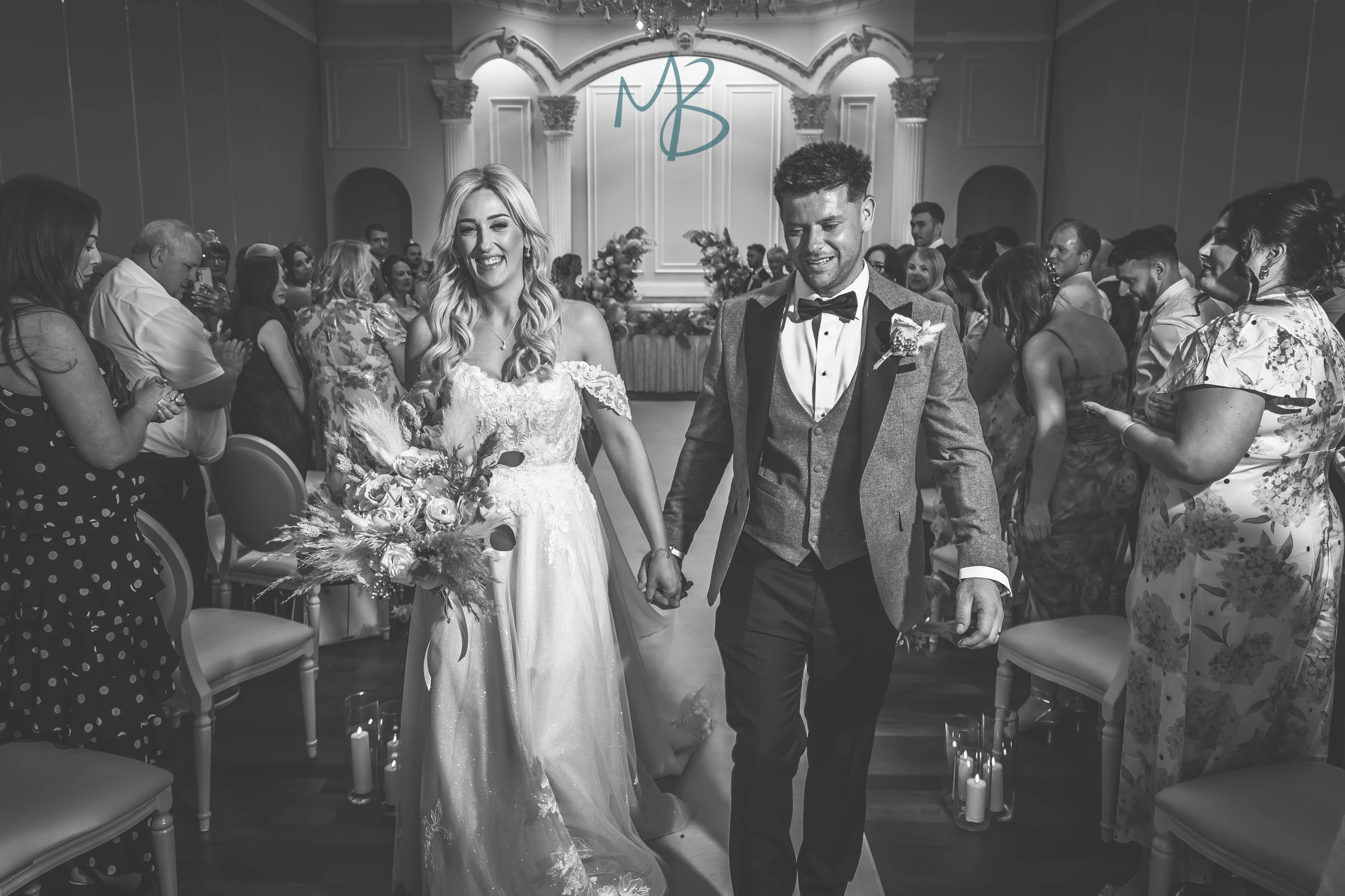 Lee and Melissa, Tullyglass Hotel