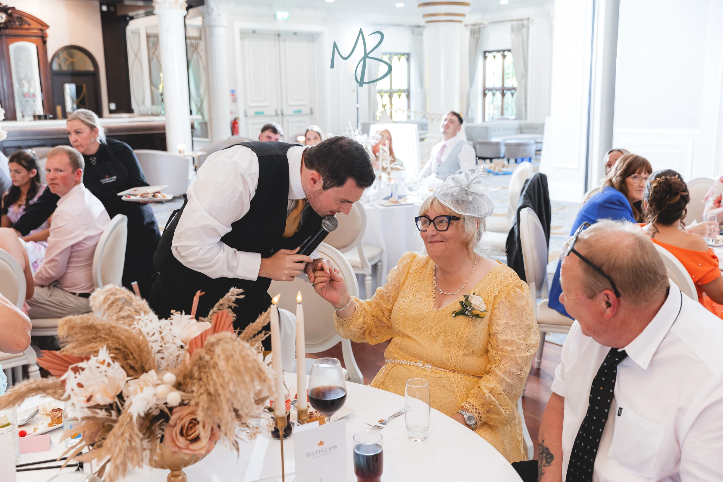 Lee and Melissa, Tullyglass Hotel