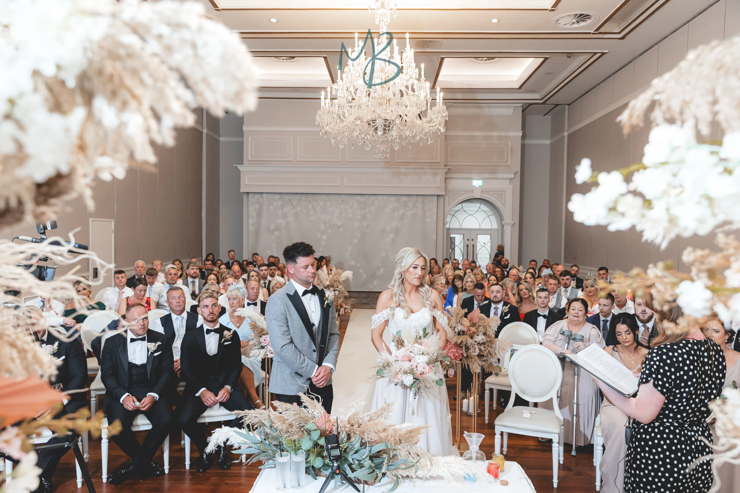 Lee and Melissa, Tullyglass Hotel