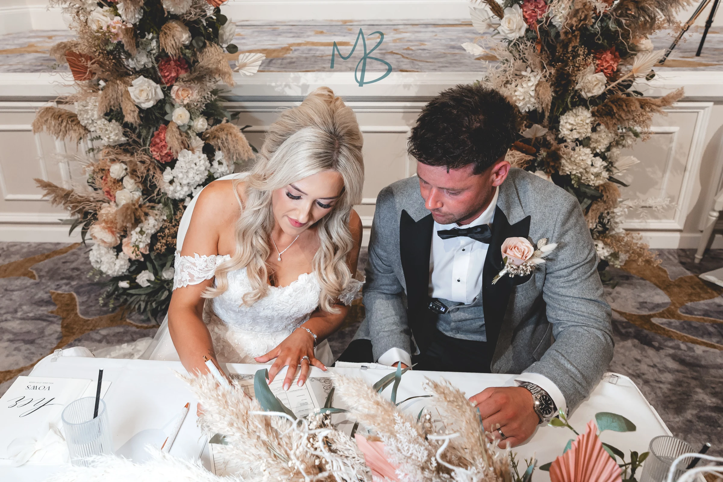 Lee and Melissa, Tullyglass Hotel