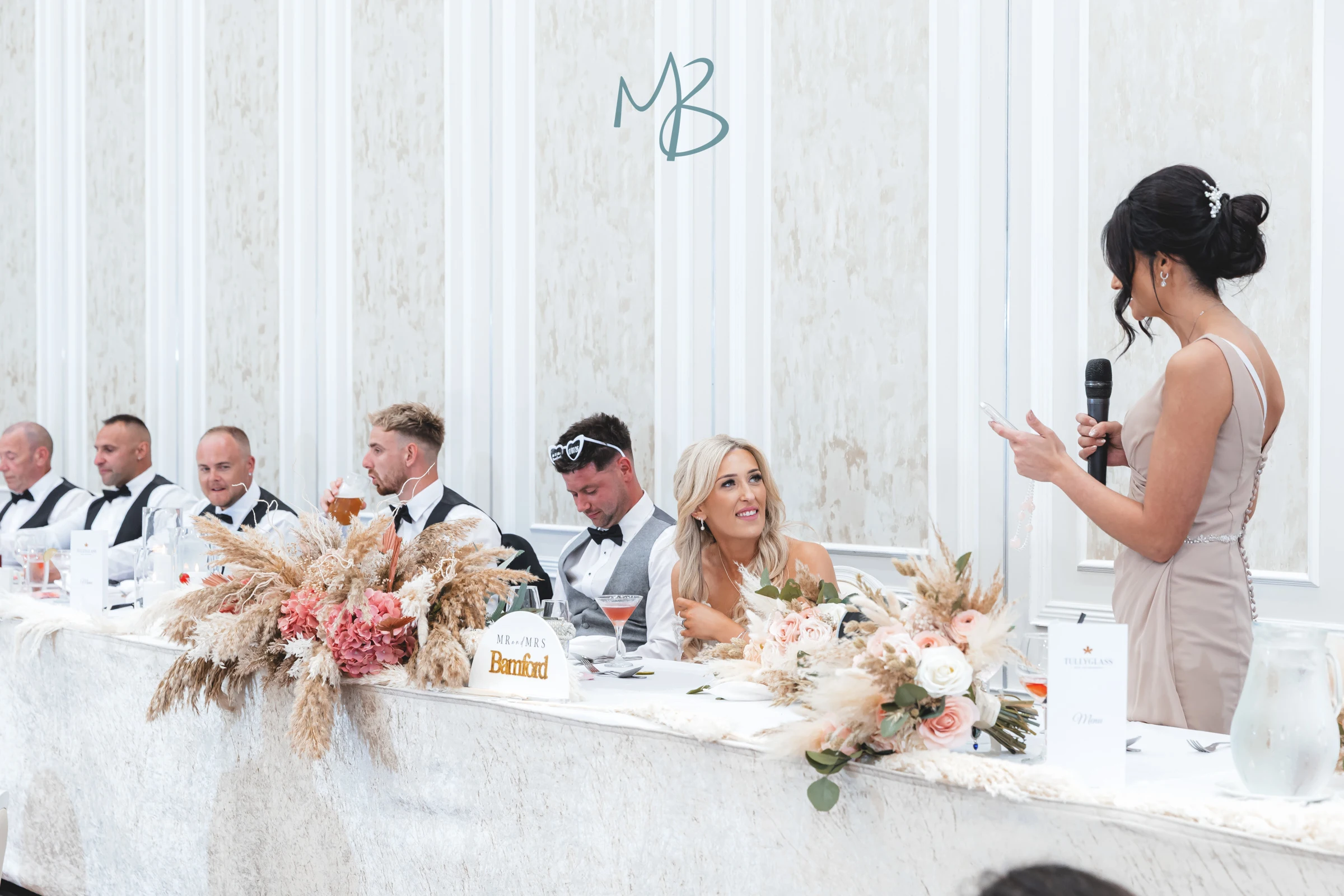 Lee and Melissa, Tullyglass Hotel