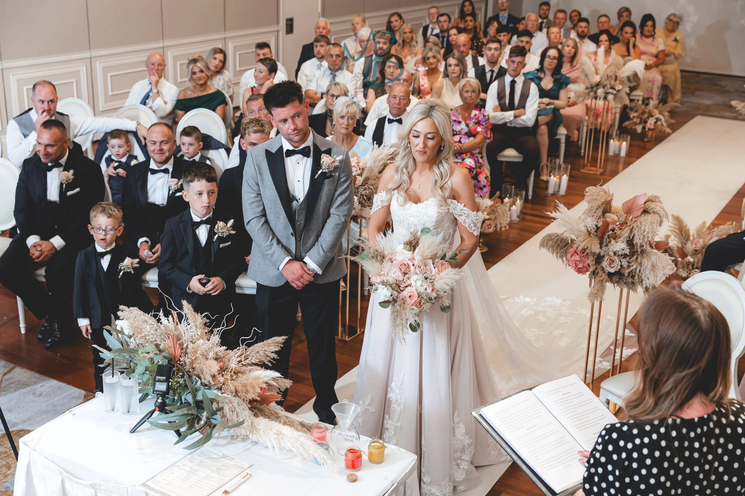 Lee and Melissa, Tullyglass Hotel