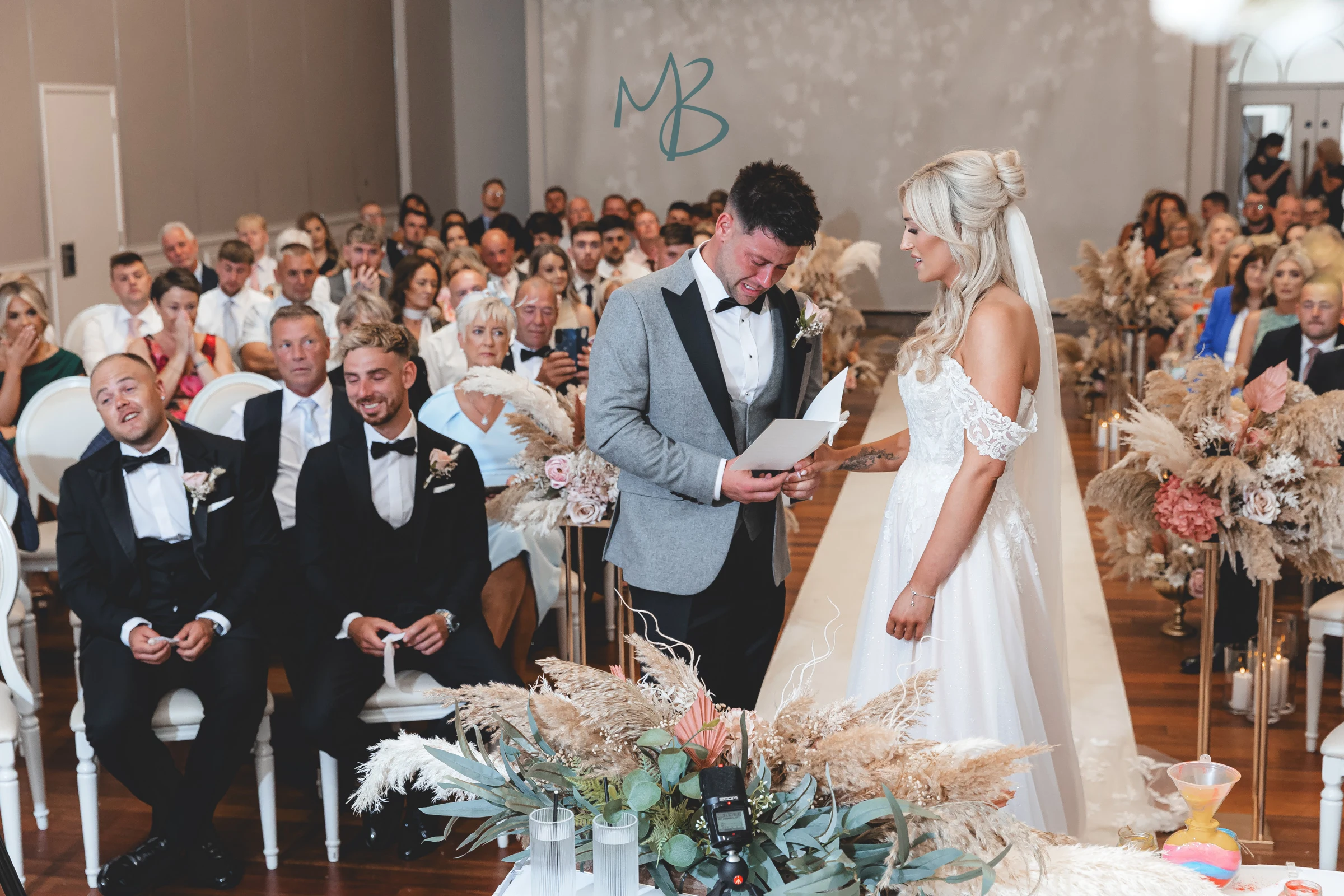 Lee and Melissa, Tullyglass Hotel
