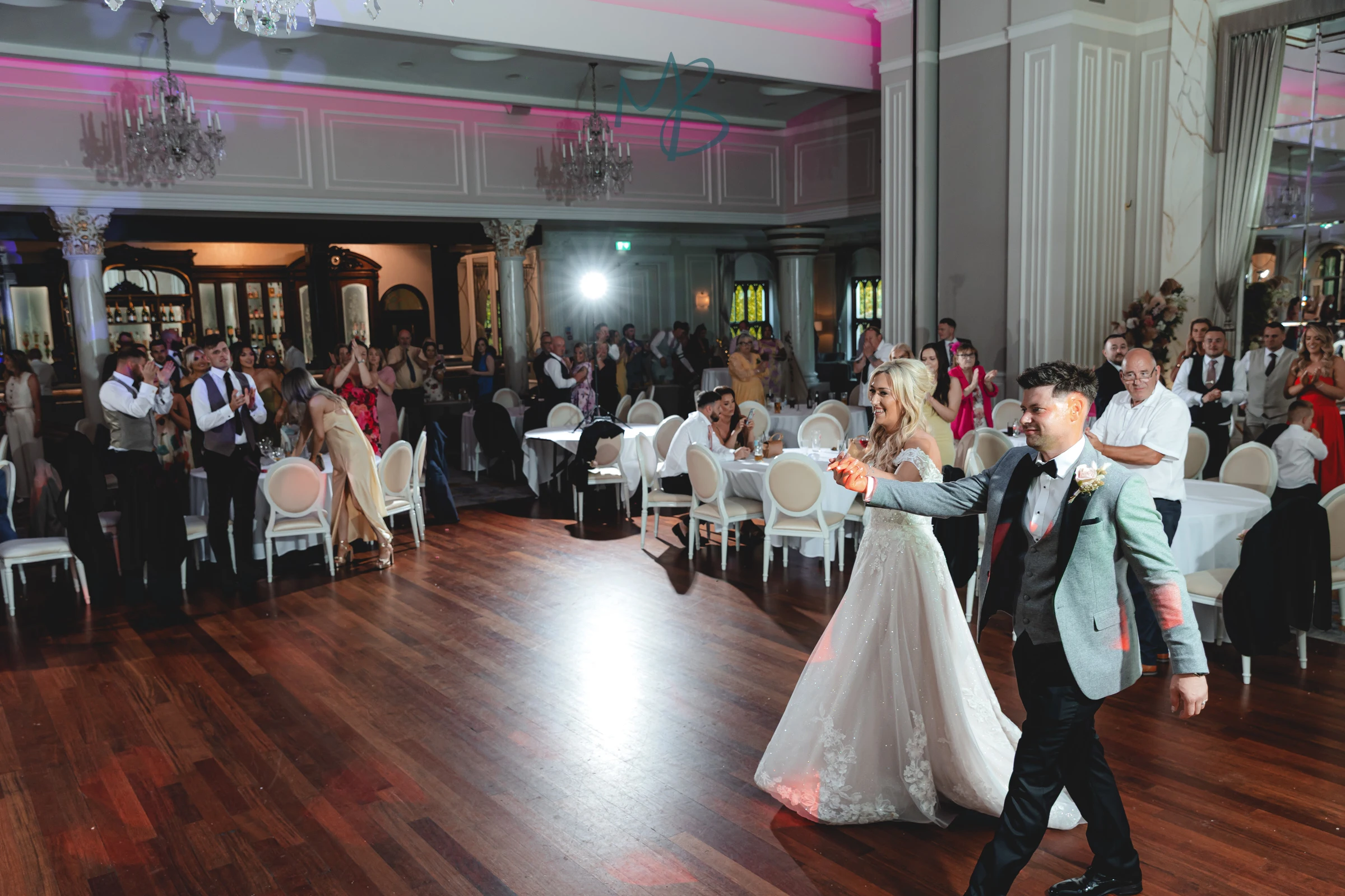 Lee and Melissa, Tullyglass Hotel