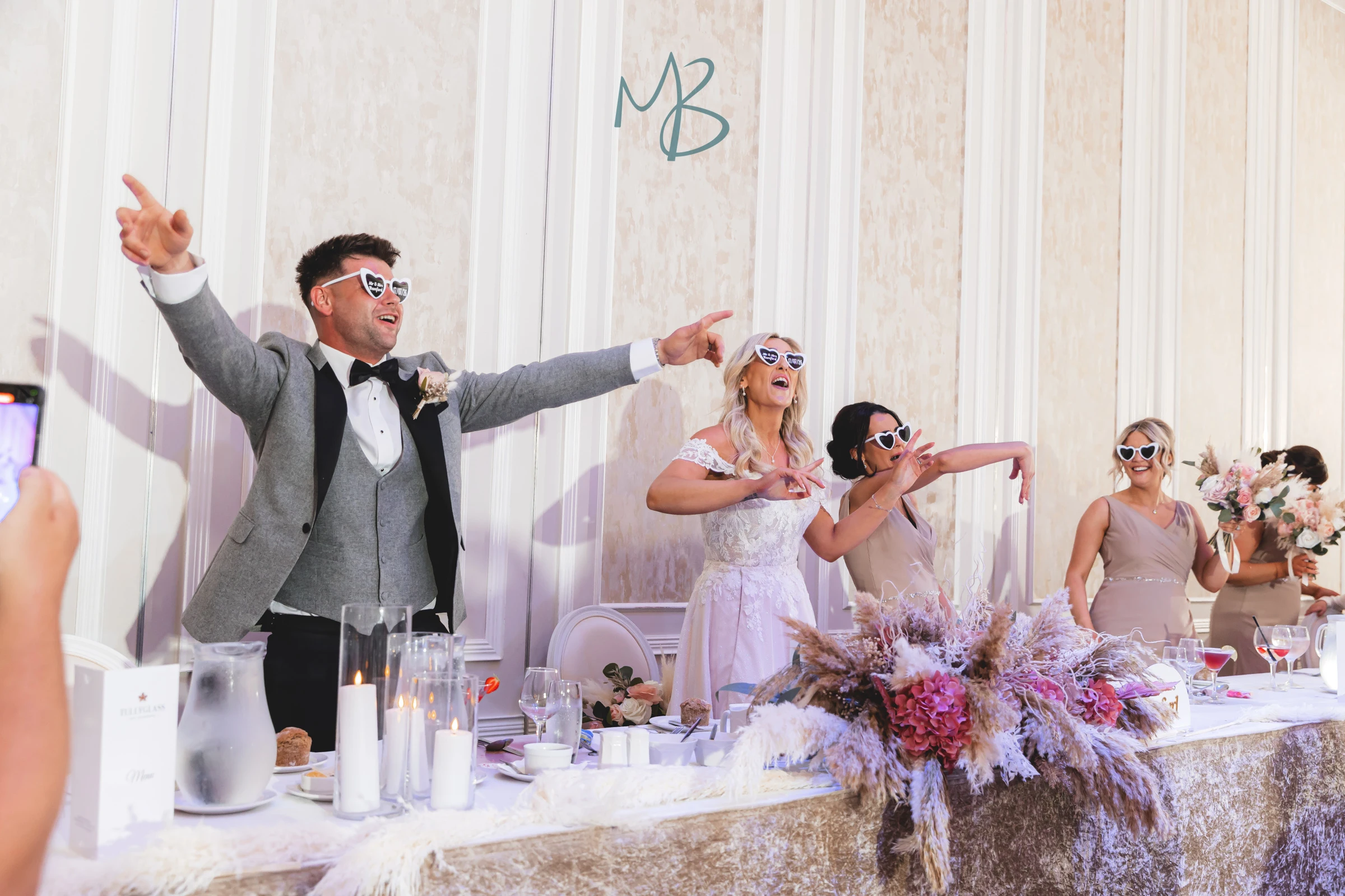 Lee and Melissa, Tullyglass Hotel
