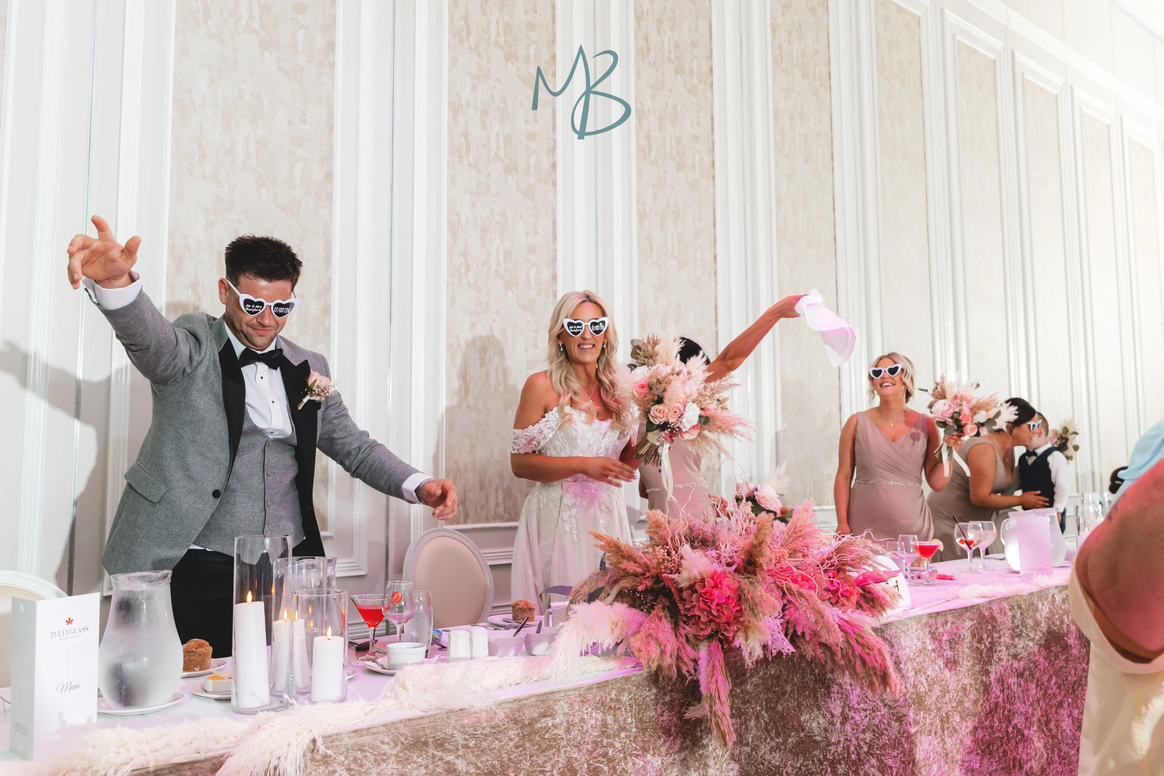 Lee and Melissa, Tullyglass Hotel