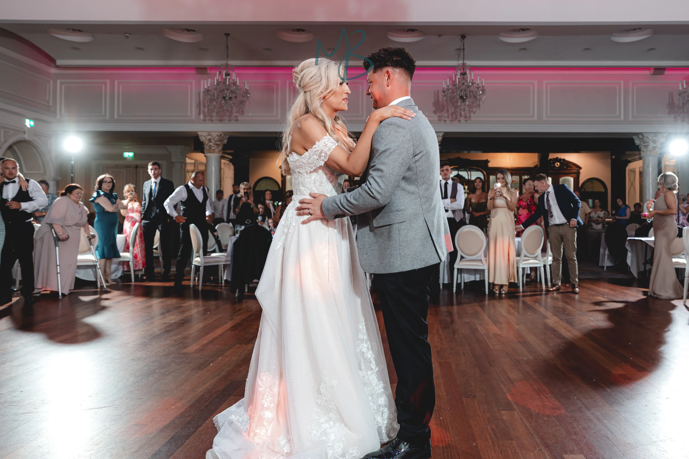 Lee and Melissa, Tullyglass Hotel