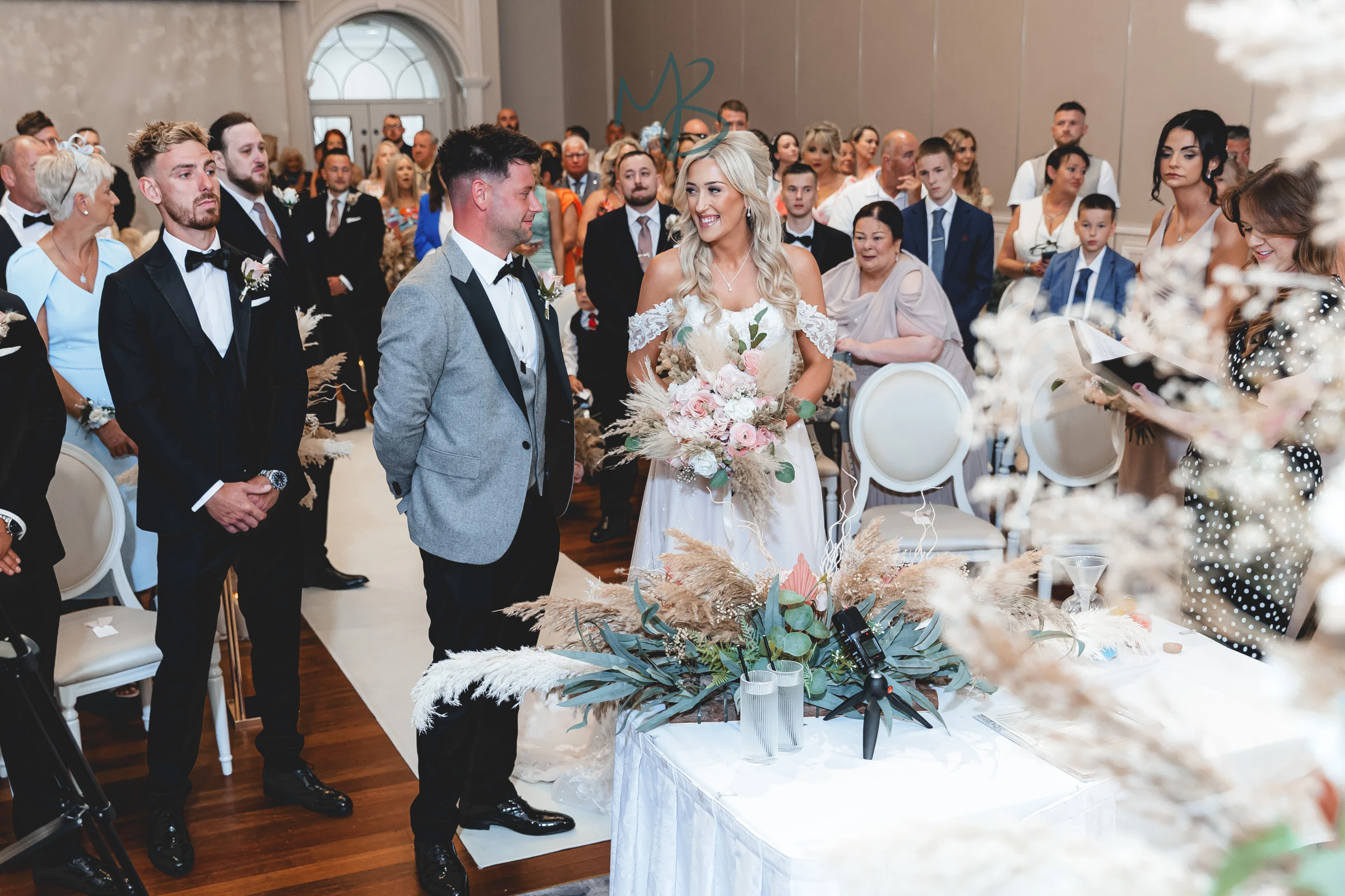 Lee and Melissa, Tullyglass Hotel