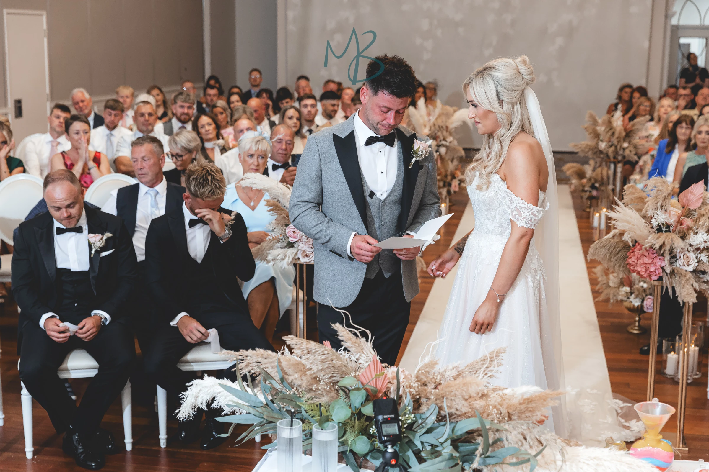 Lee and Melissa, Tullyglass Hotel
