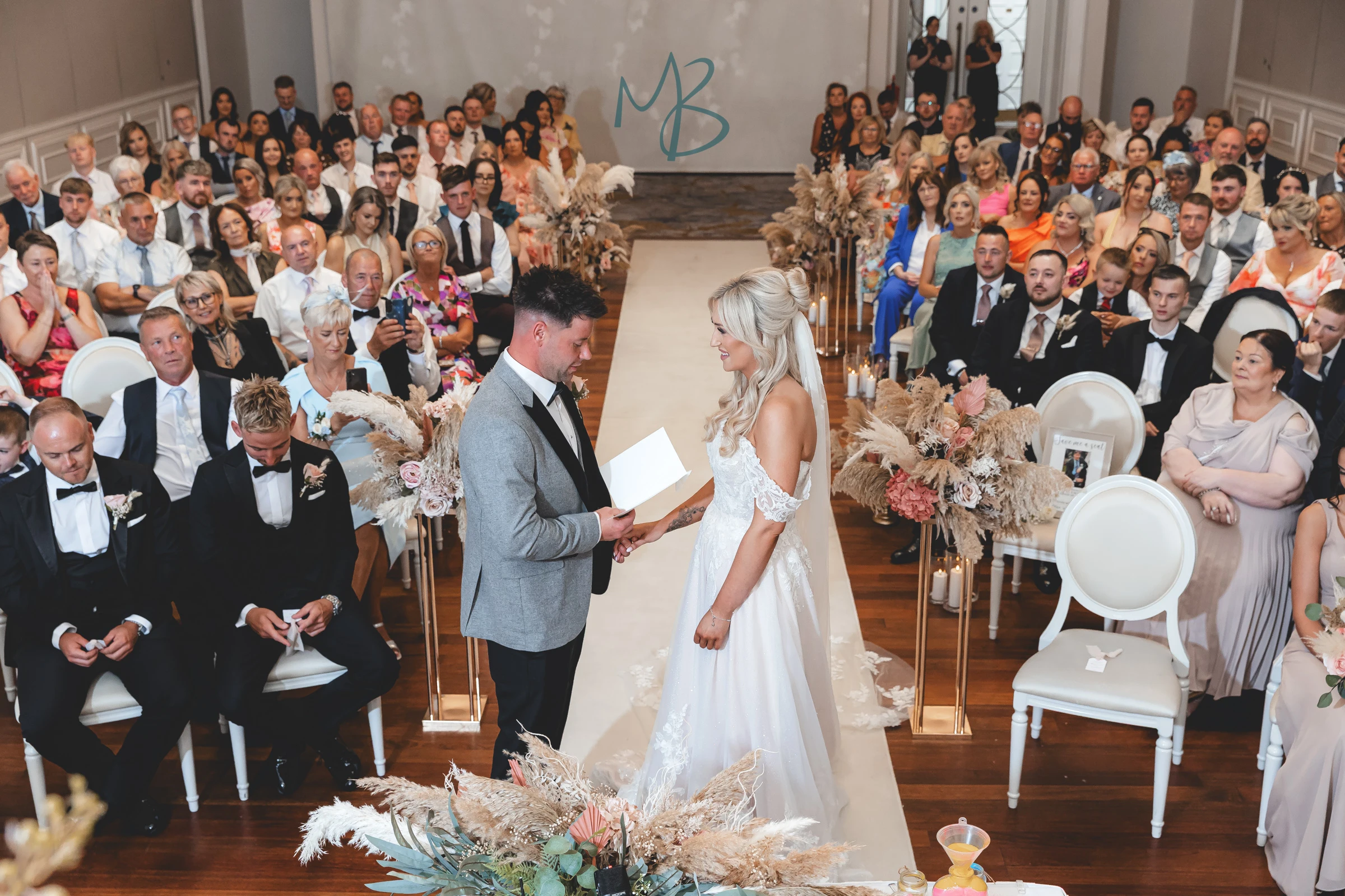 Lee and Melissa, Tullyglass Hotel