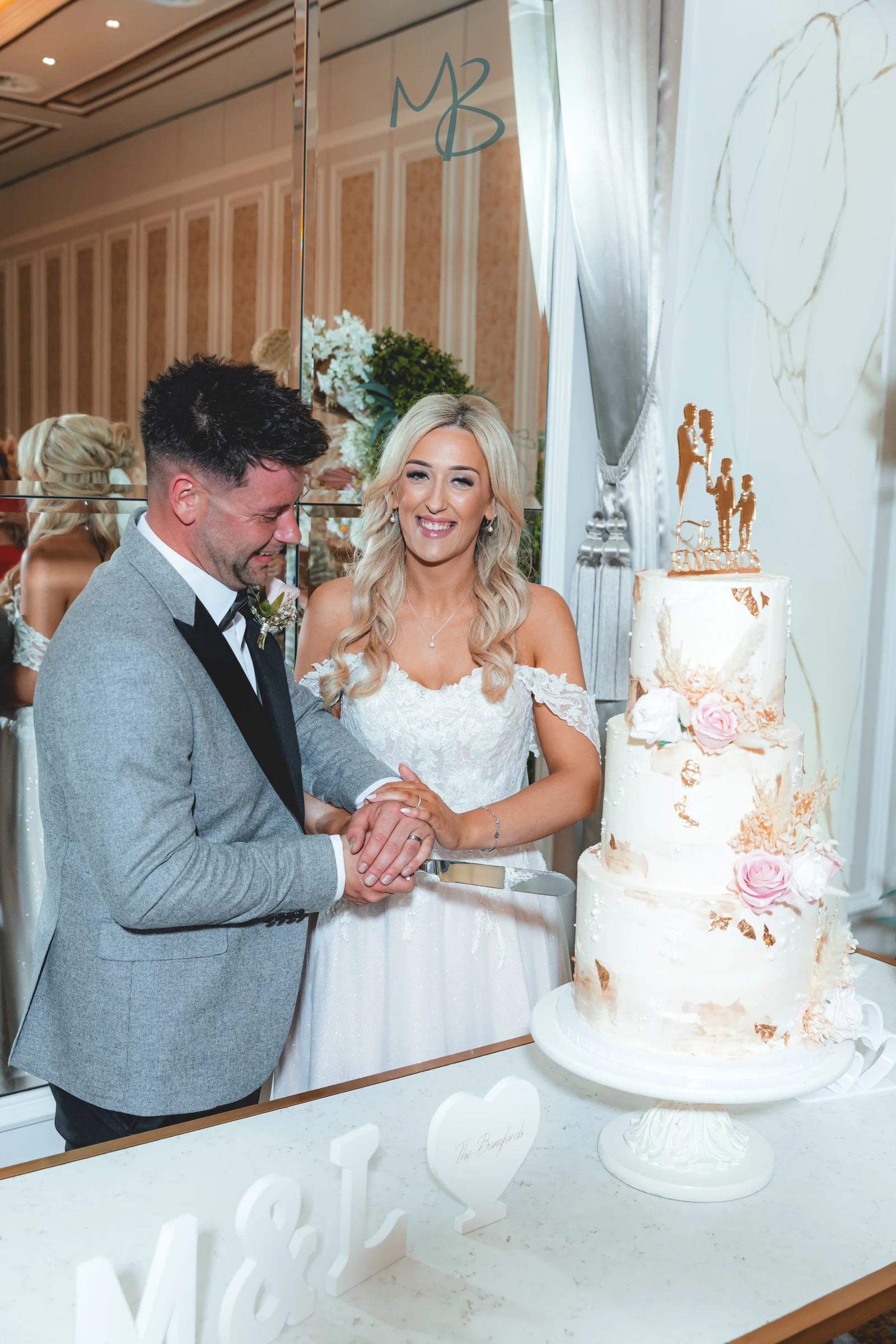 Lee and Melissa, Tullyglass Hotel
