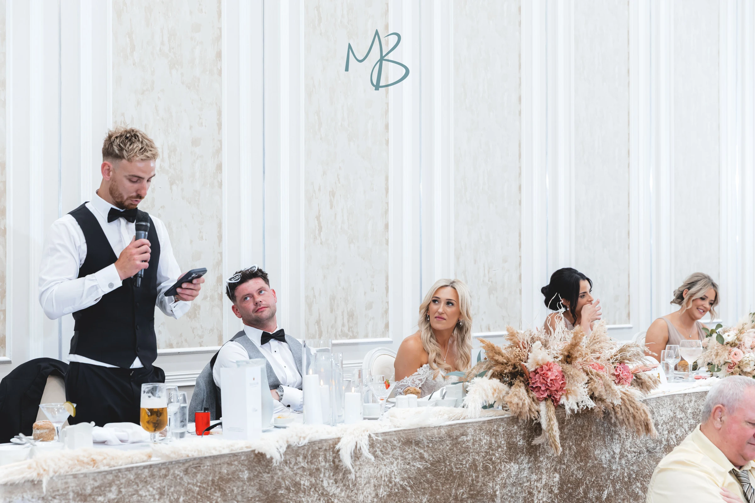 Lee and Melissa, Tullyglass Hotel