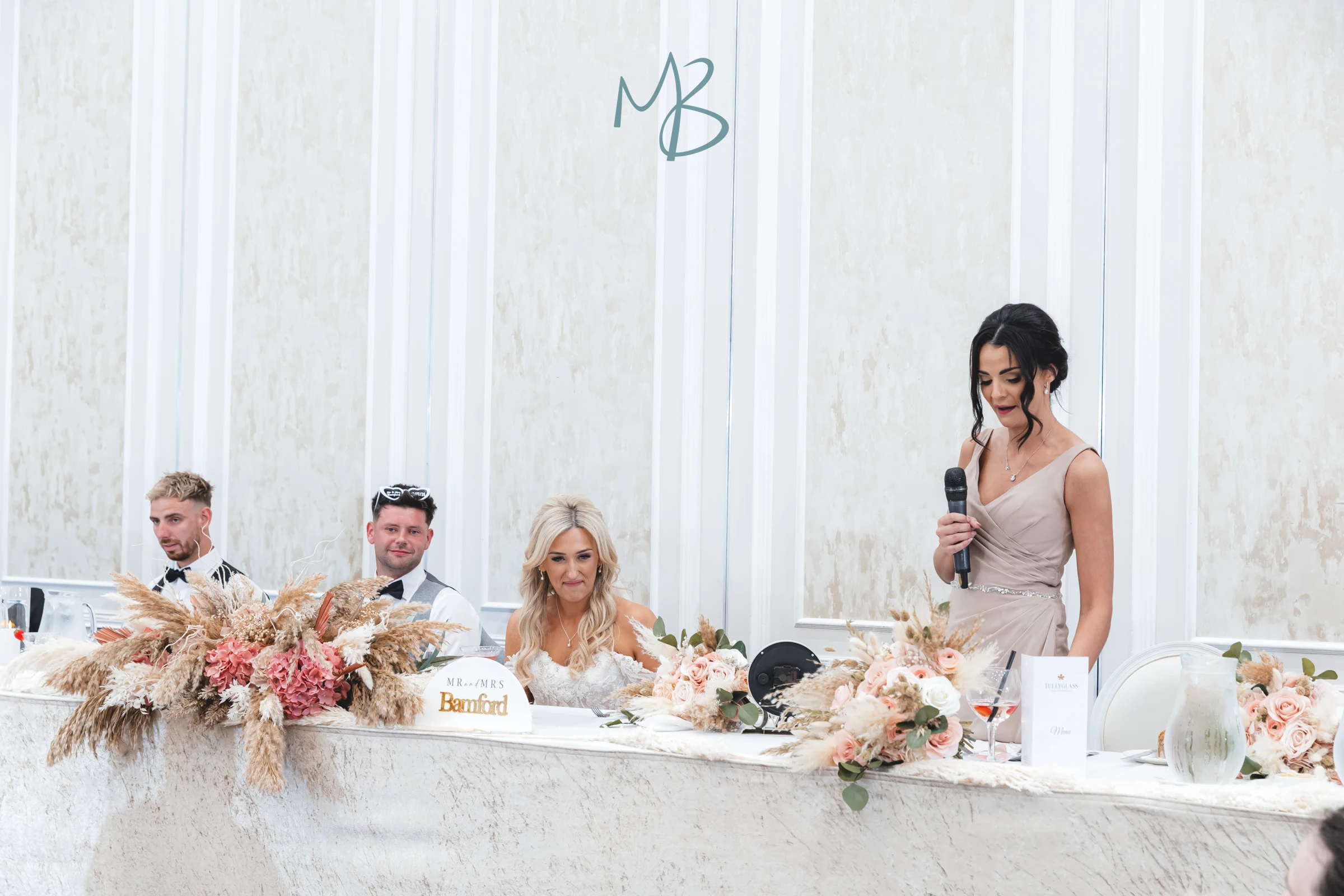 Lee and Melissa, Tullyglass Hotel