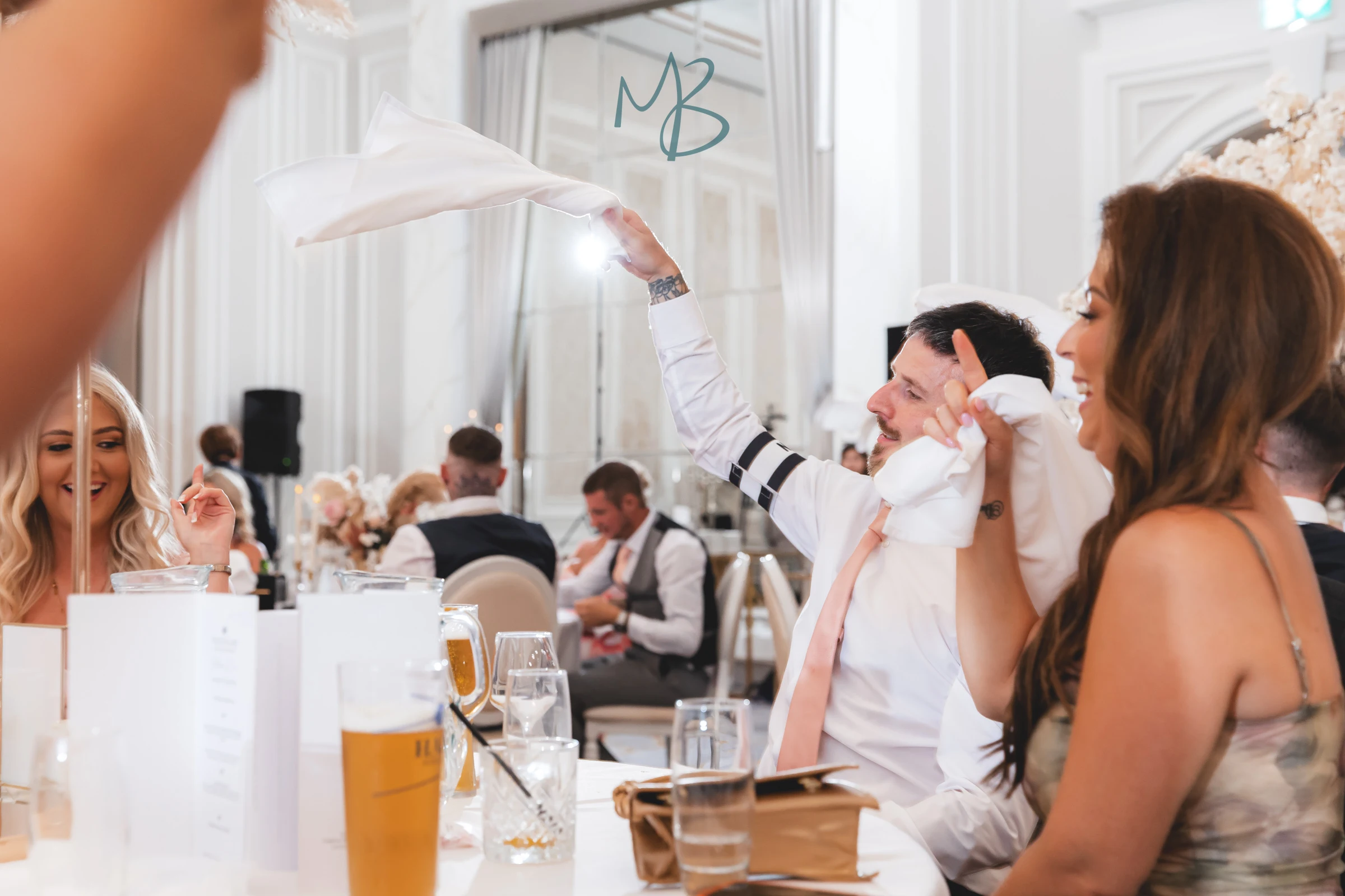 Lee and Melissa, Tullyglass Hotel