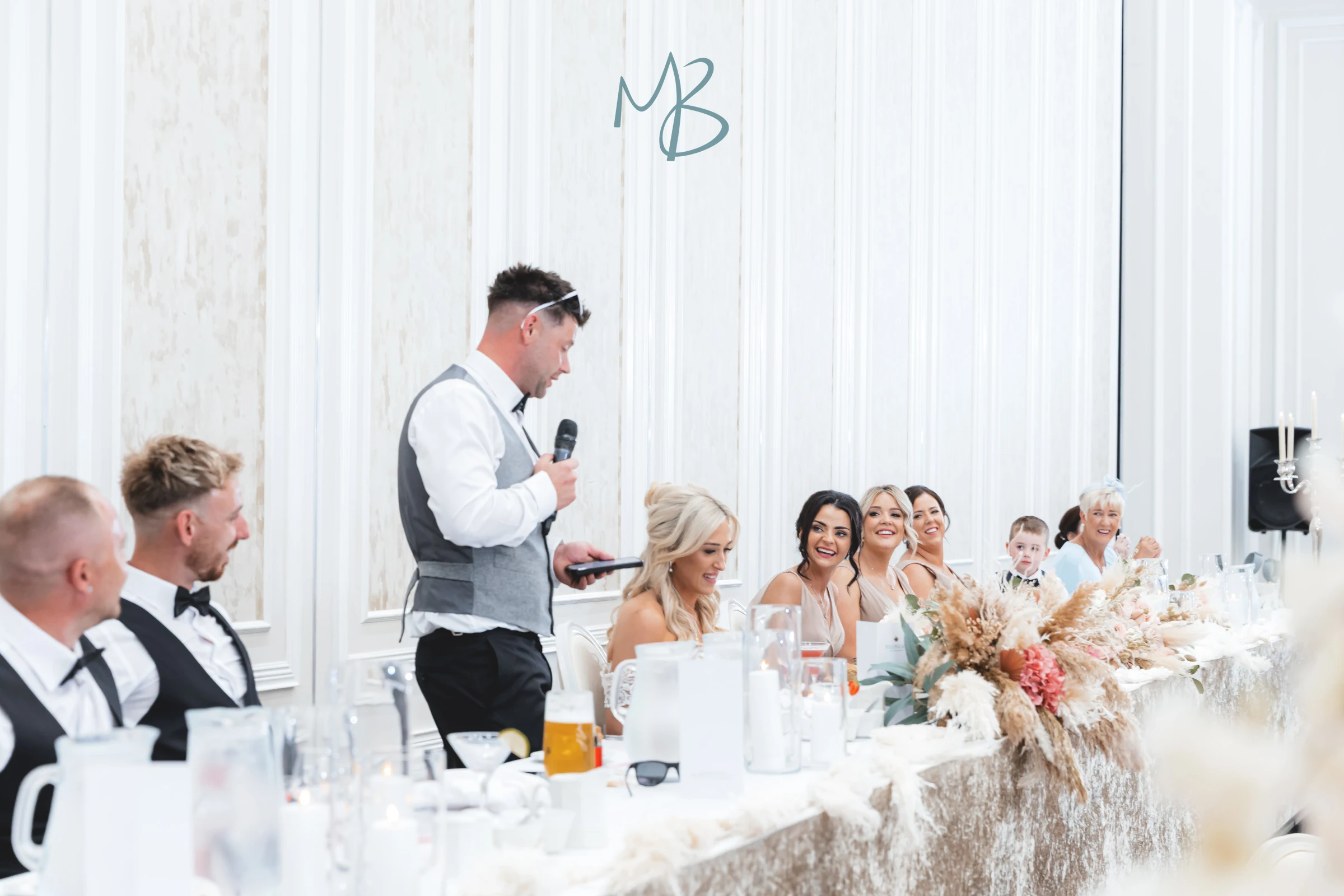 Lee and Melissa, Tullyglass Hotel