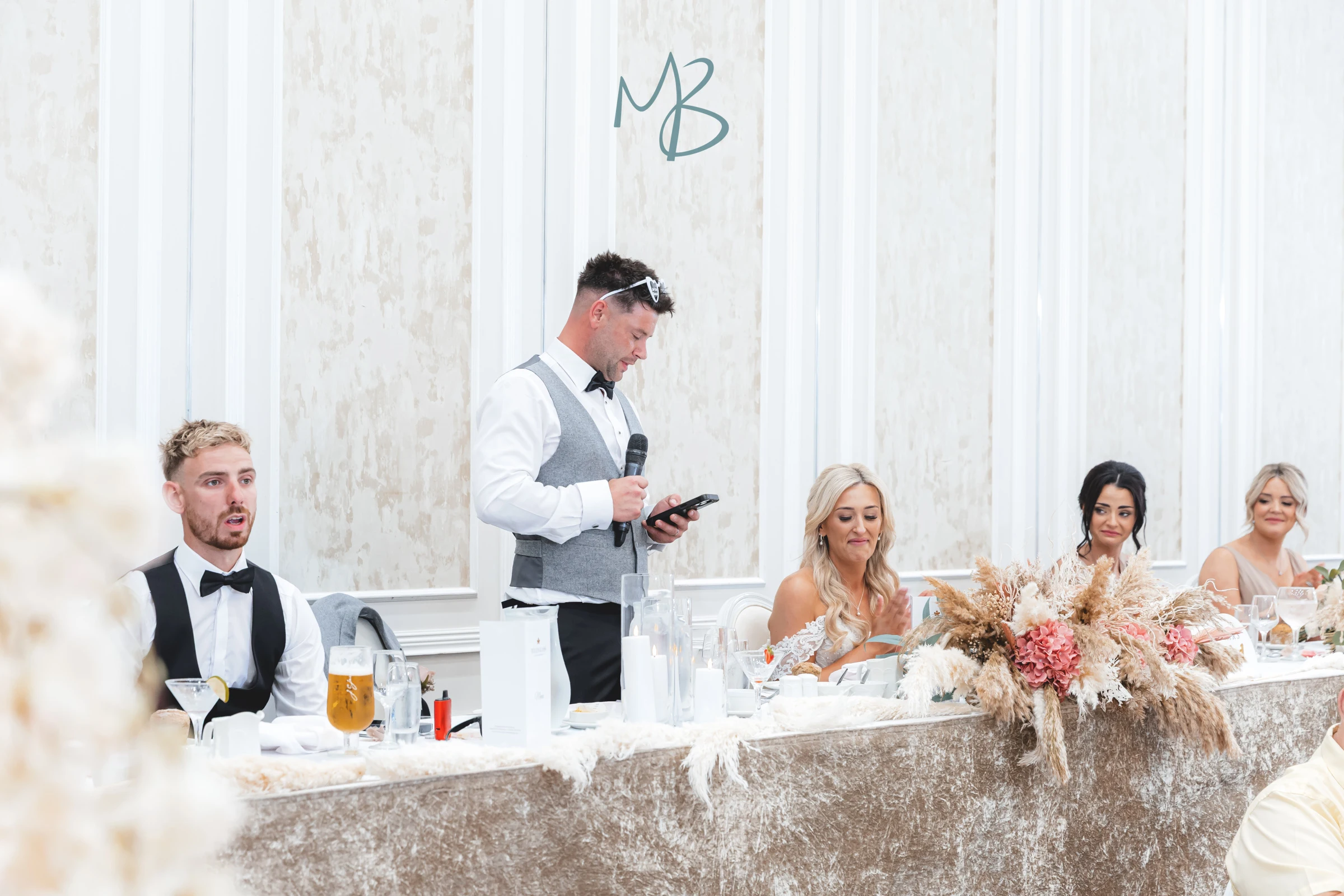 Lee and Melissa, Tullyglass Hotel