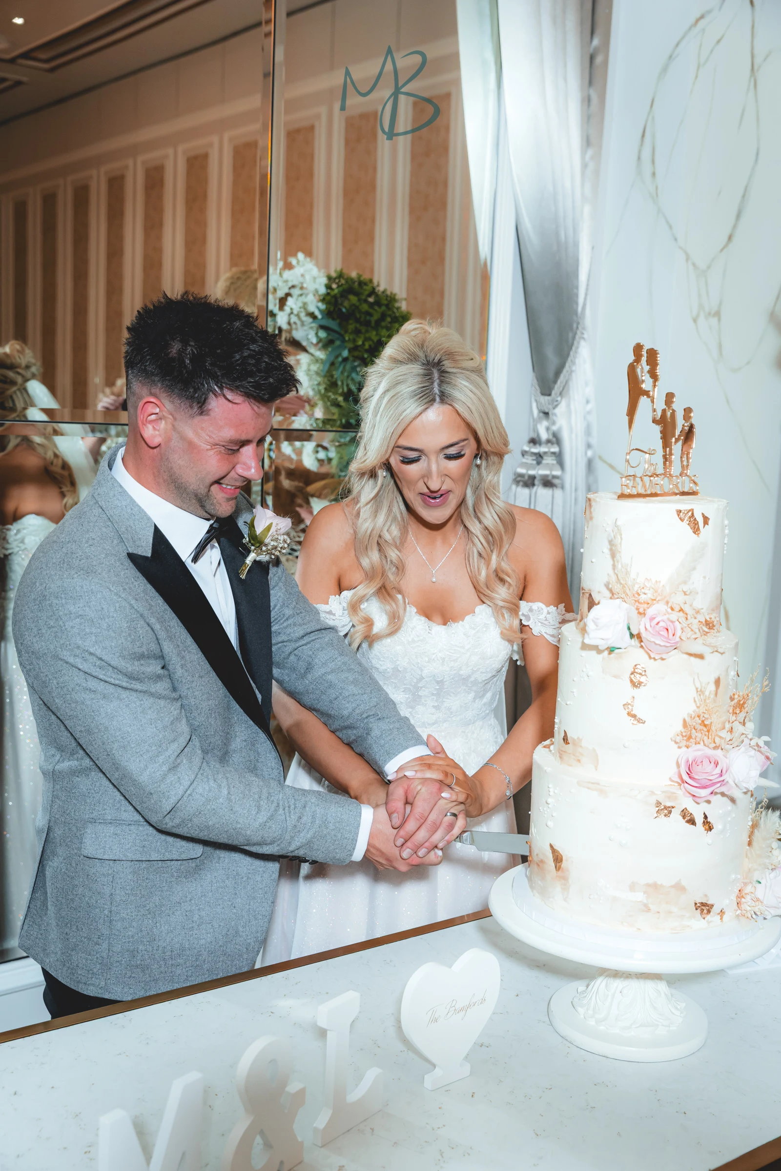 Lee and Melissa, Tullyglass Hotel