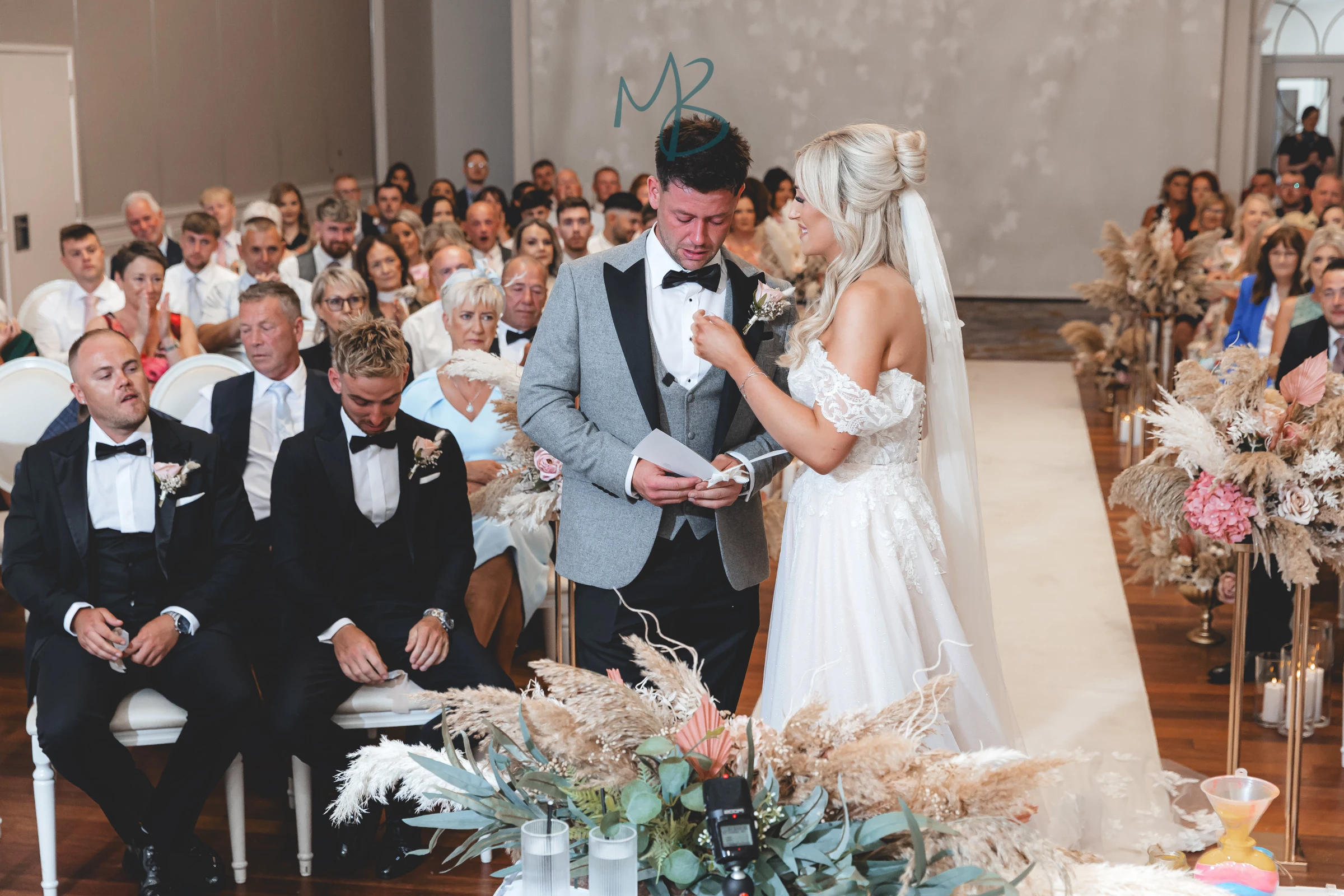 Lee and Melissa, Tullyglass Hotel