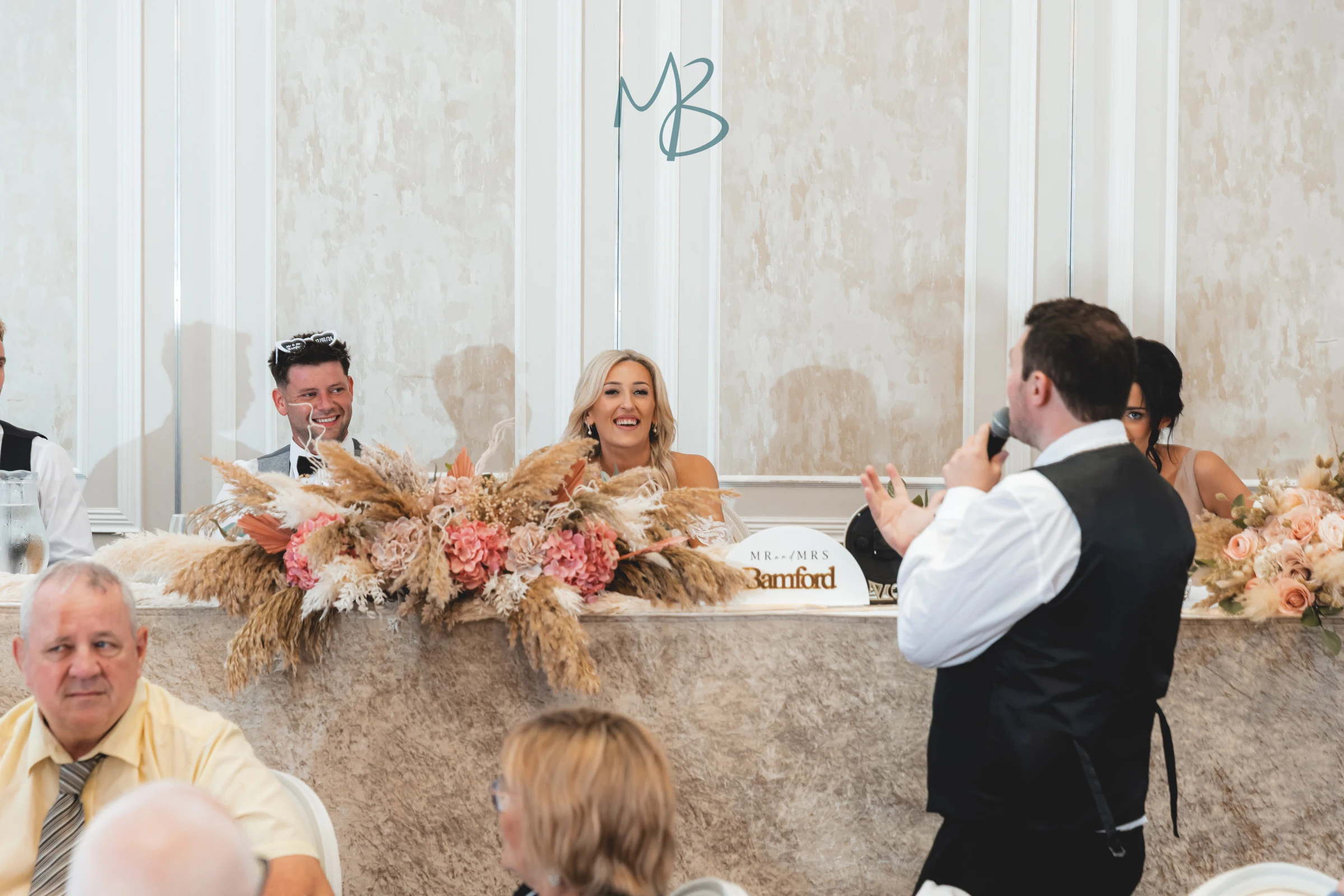 Lee and Melissa, Tullyglass Hotel