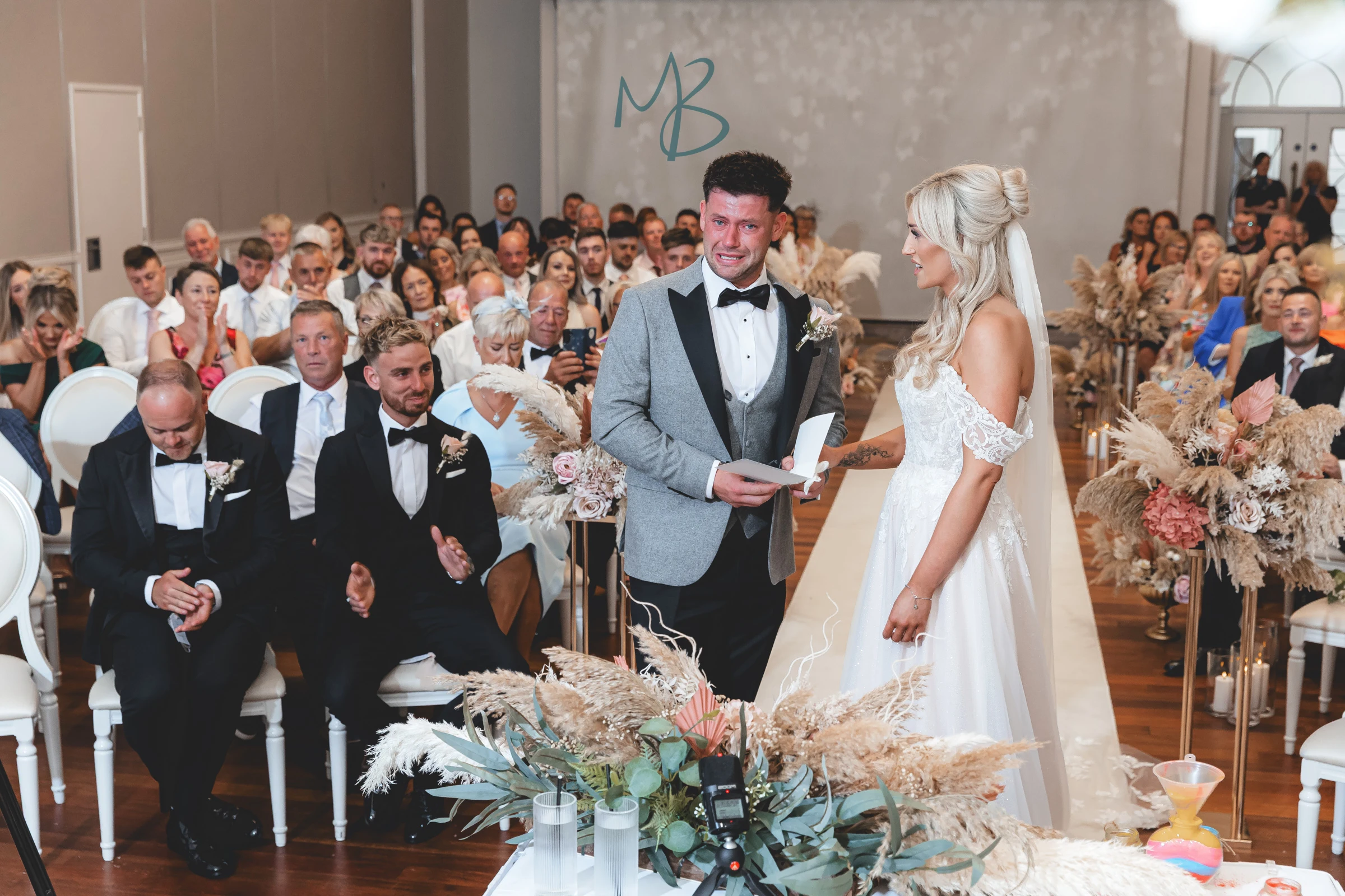 Lee and Melissa, Tullyglass Hotel