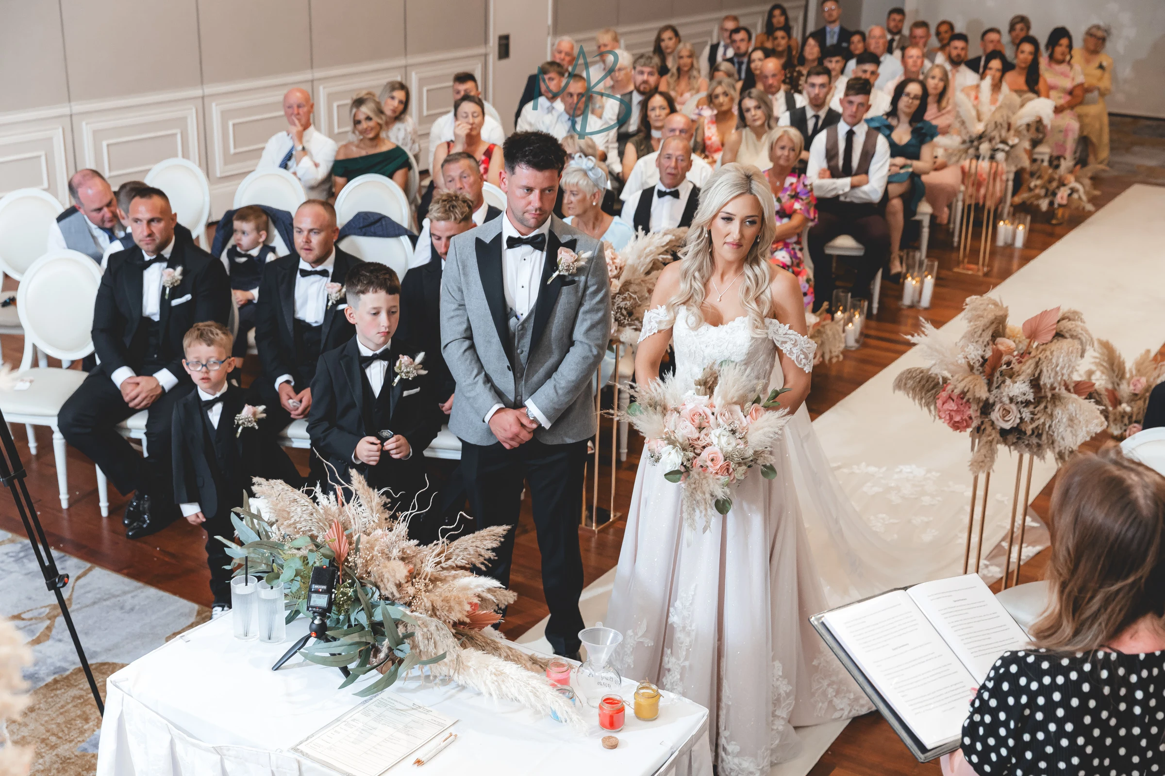 Lee and Melissa, Tullyglass Hotel
