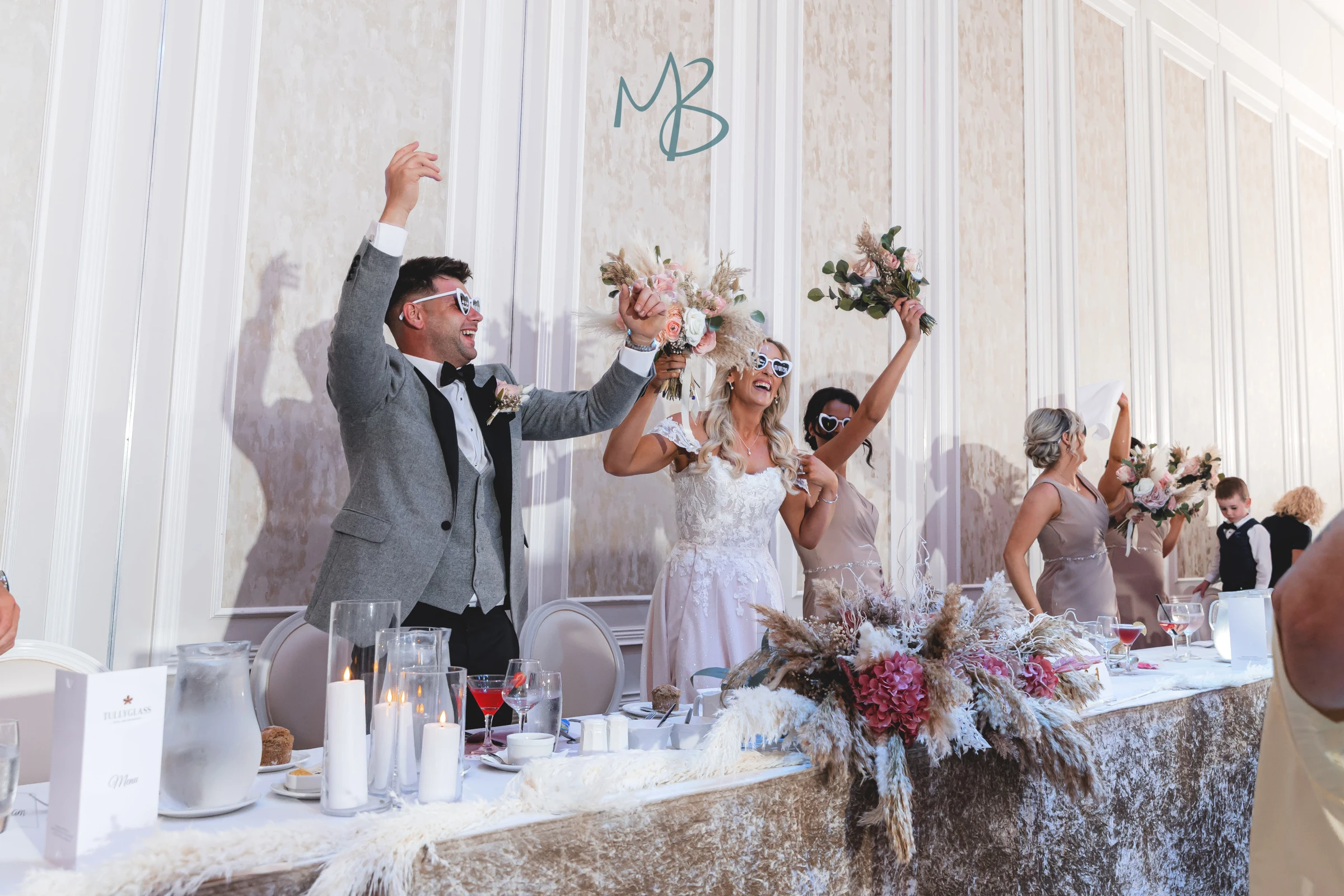 Lee and Melissa, Tullyglass Hotel