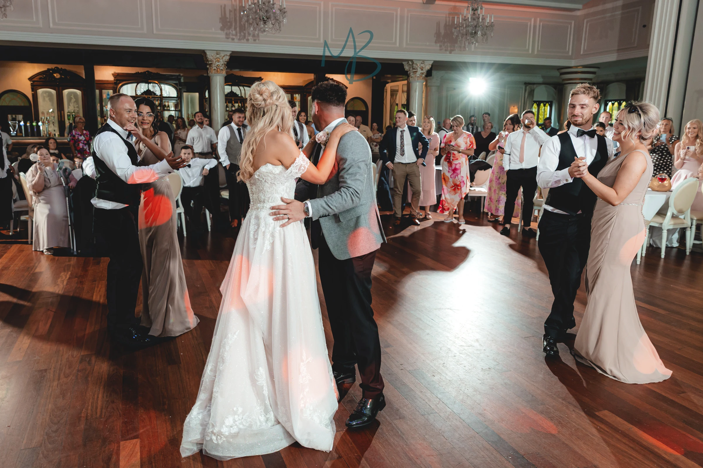 Lee and Melissa, Tullyglass Hotel