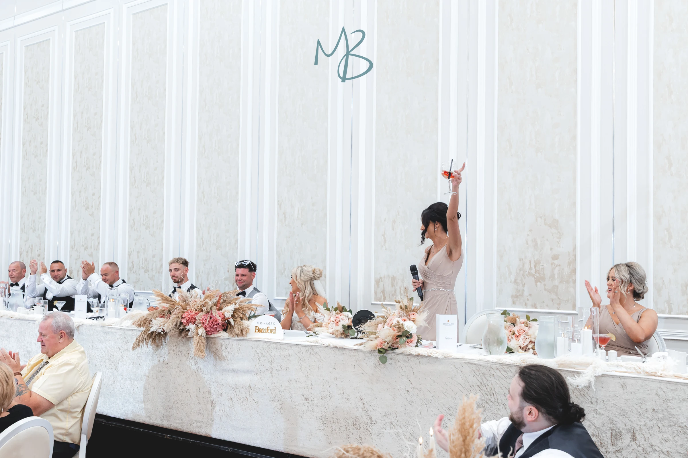 Lee and Melissa, Tullyglass Hotel