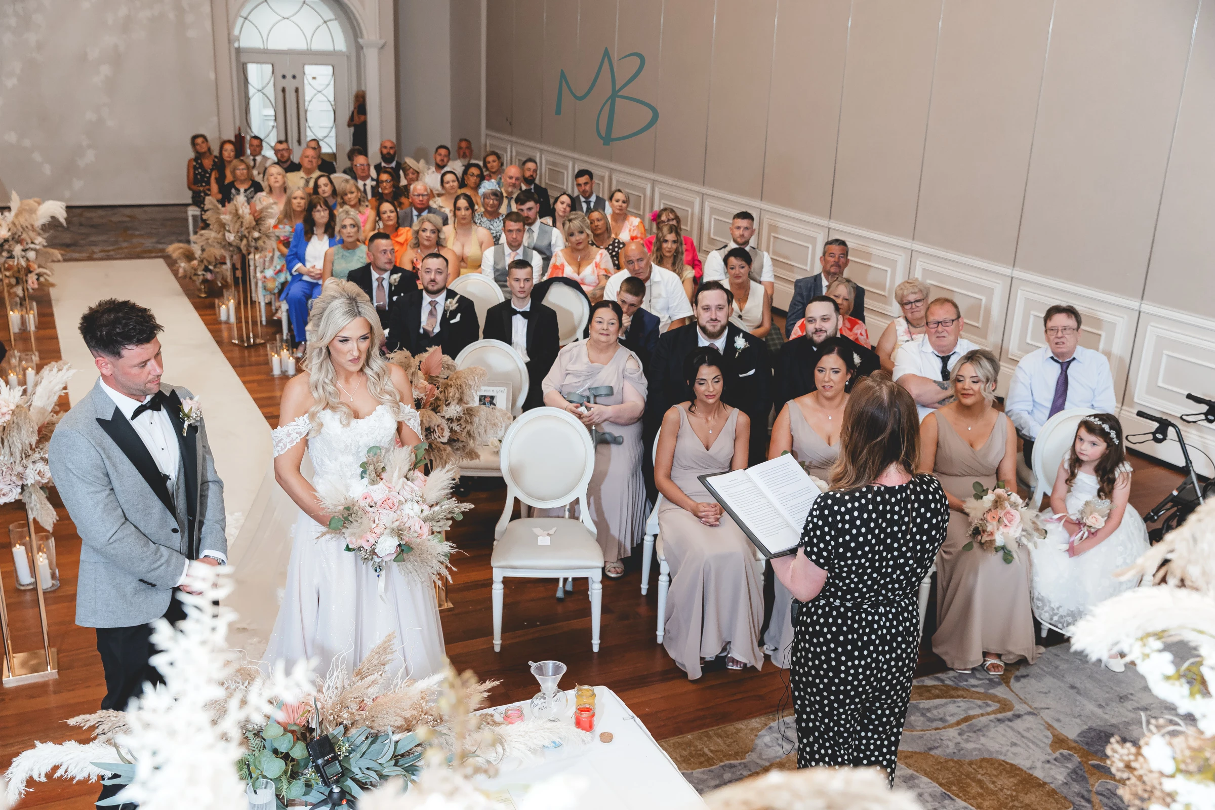 Lee and Melissa, Tullyglass Hotel