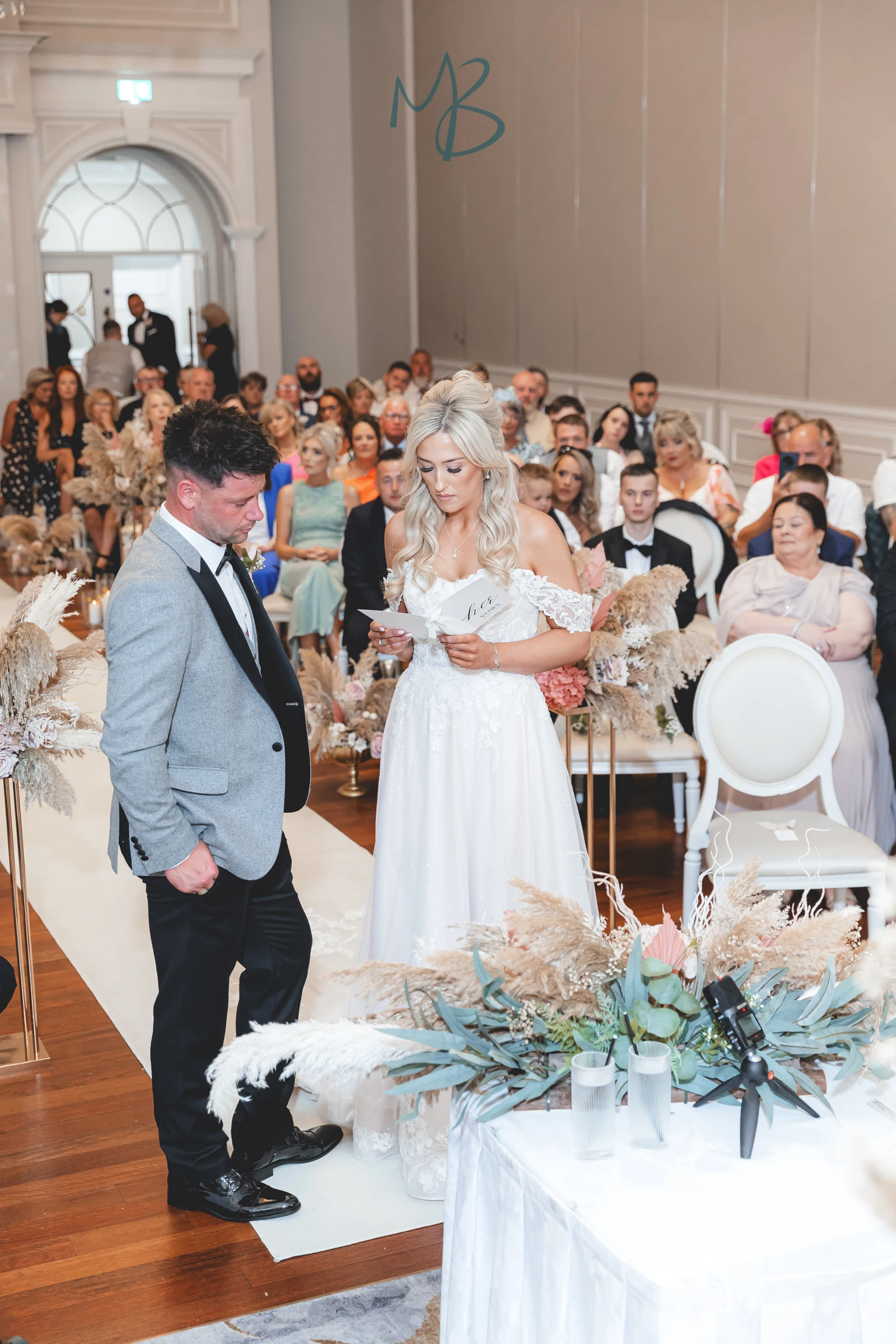 Lee and Melissa, Tullyglass Hotel