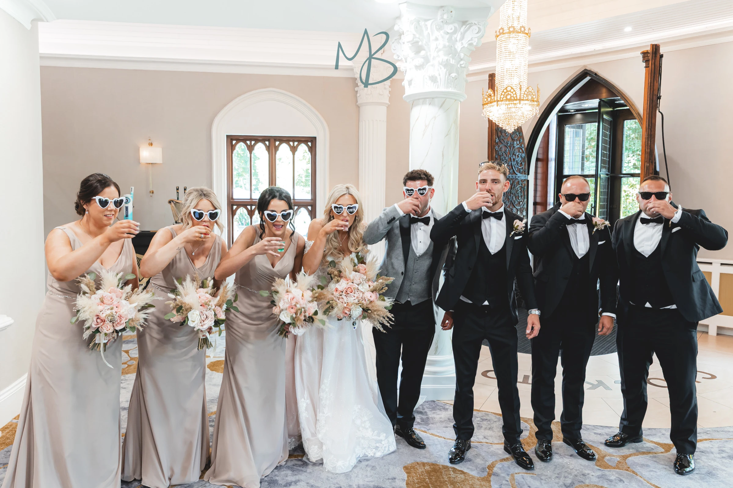 Lee and Melissa, Tullyglass Hotel