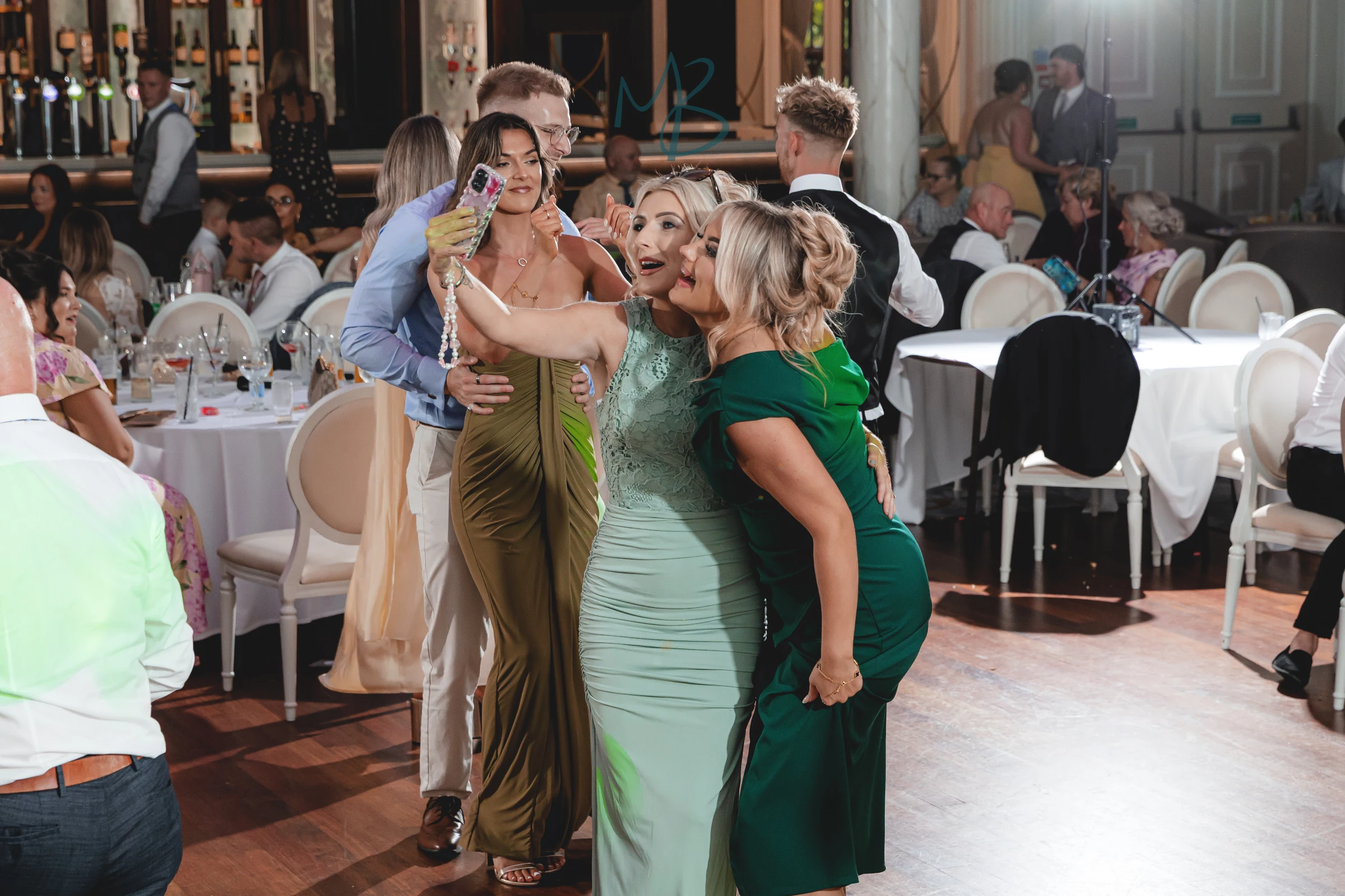 Lee and Melissa, Tullyglass Hotel