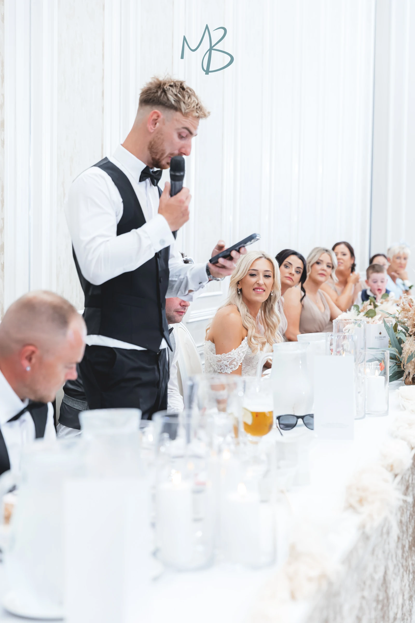 Lee and Melissa, Tullyglass Hotel