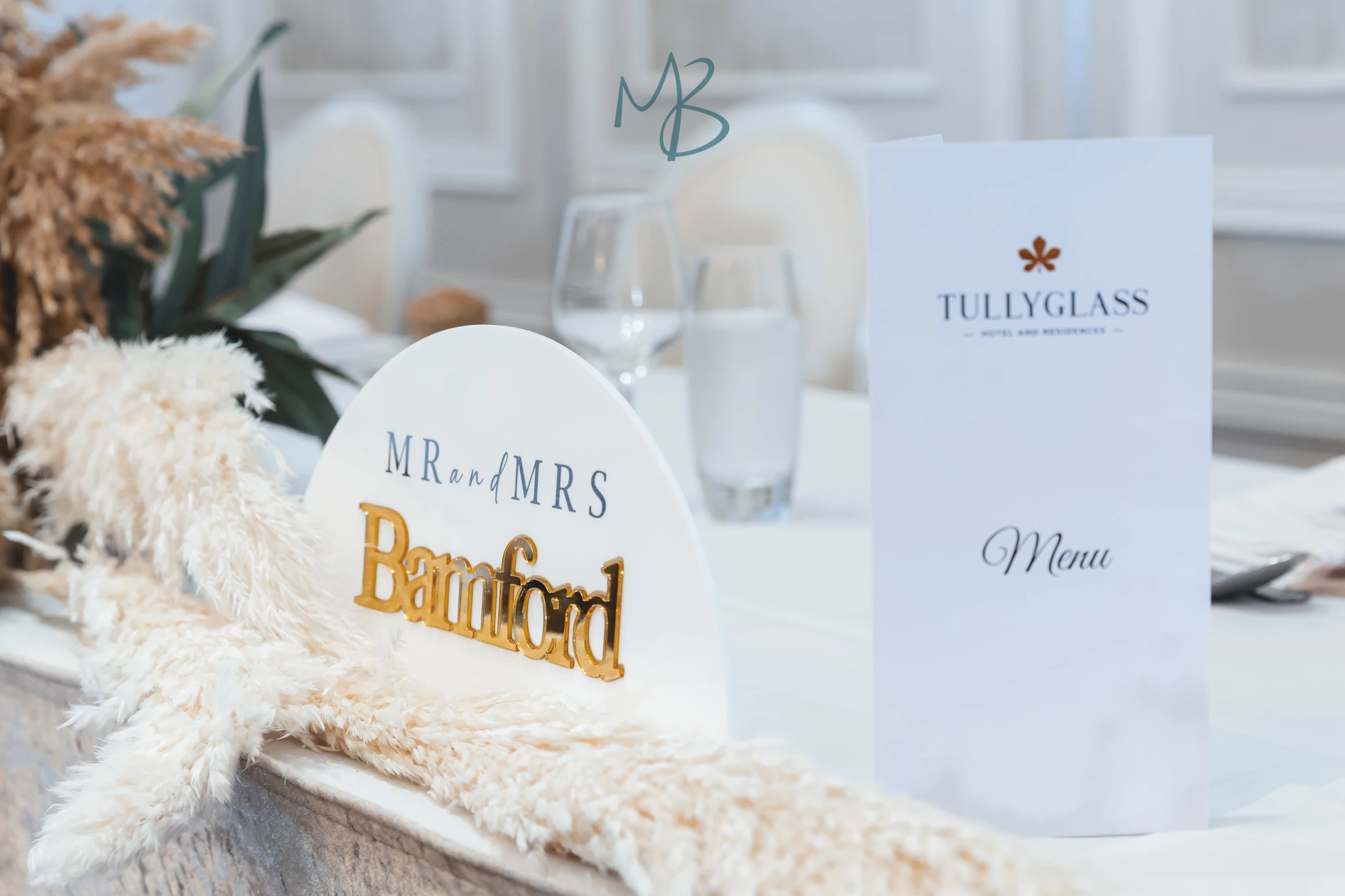 Lee and Melissa, Tullyglass Hotel