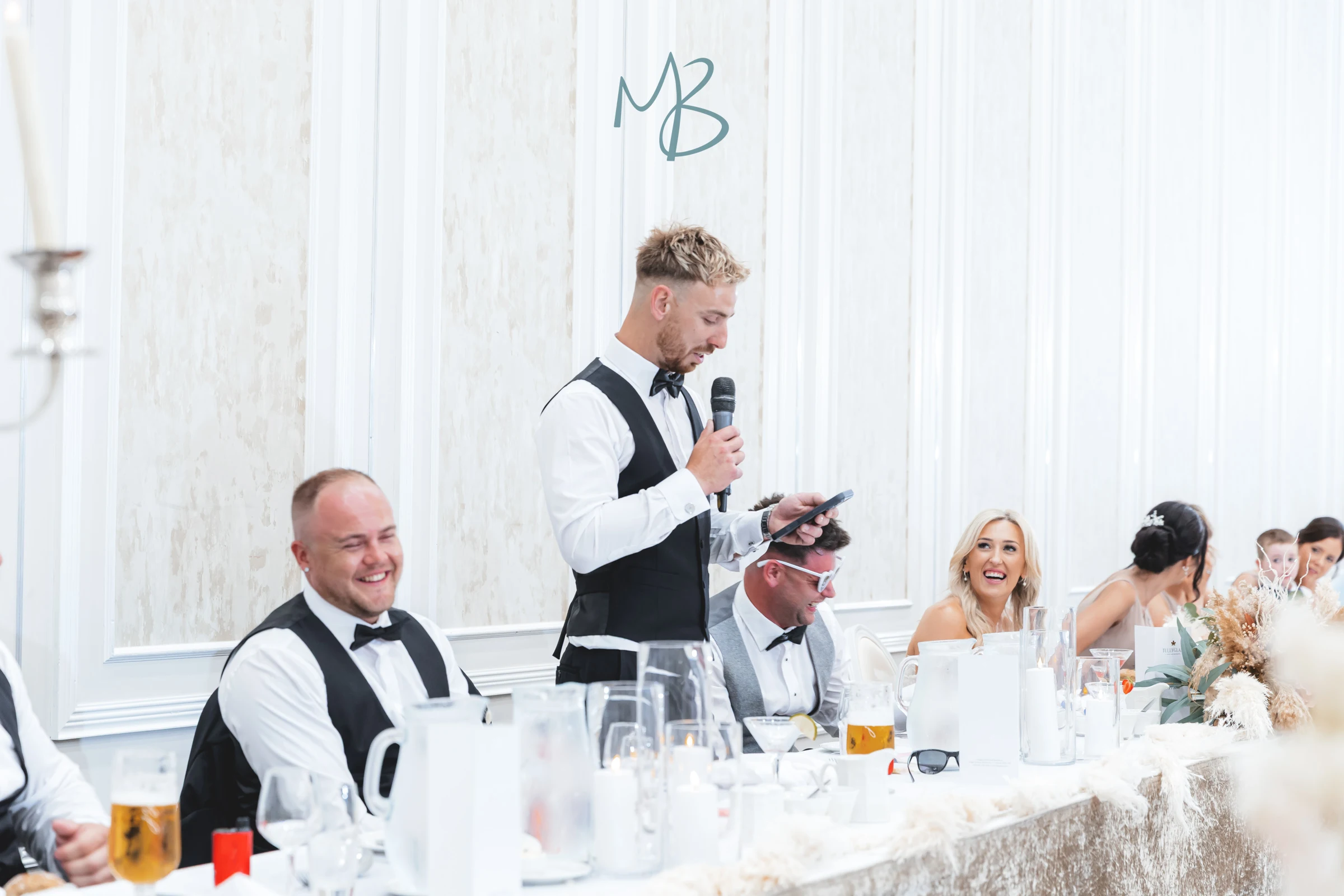 Lee and Melissa, Tullyglass Hotel