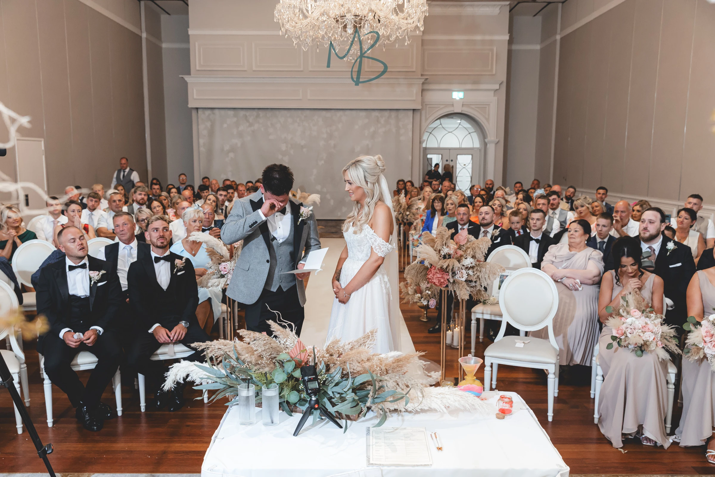 Lee and Melissa, Tullyglass Hotel