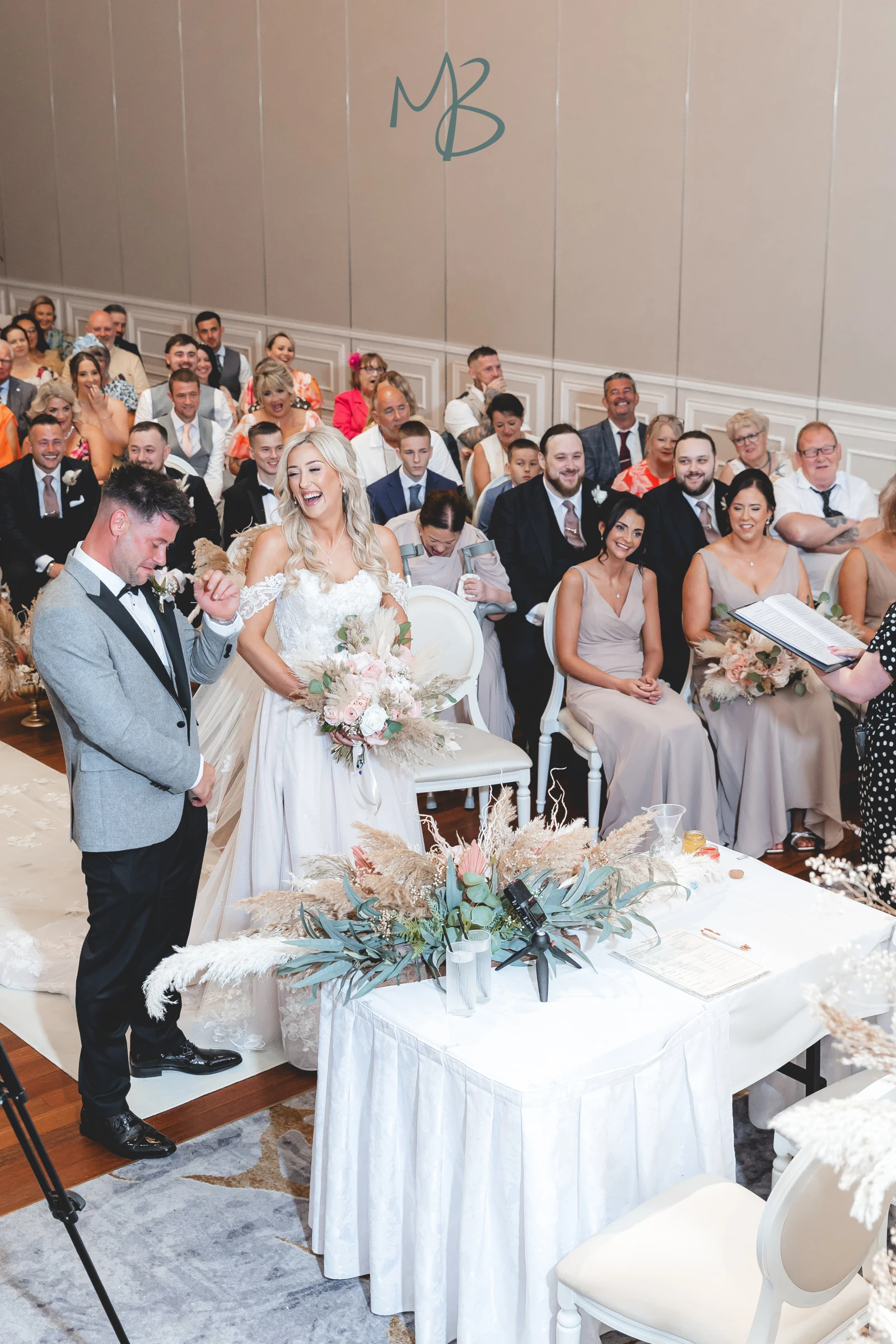 Lee and Melissa, Tullyglass Hotel