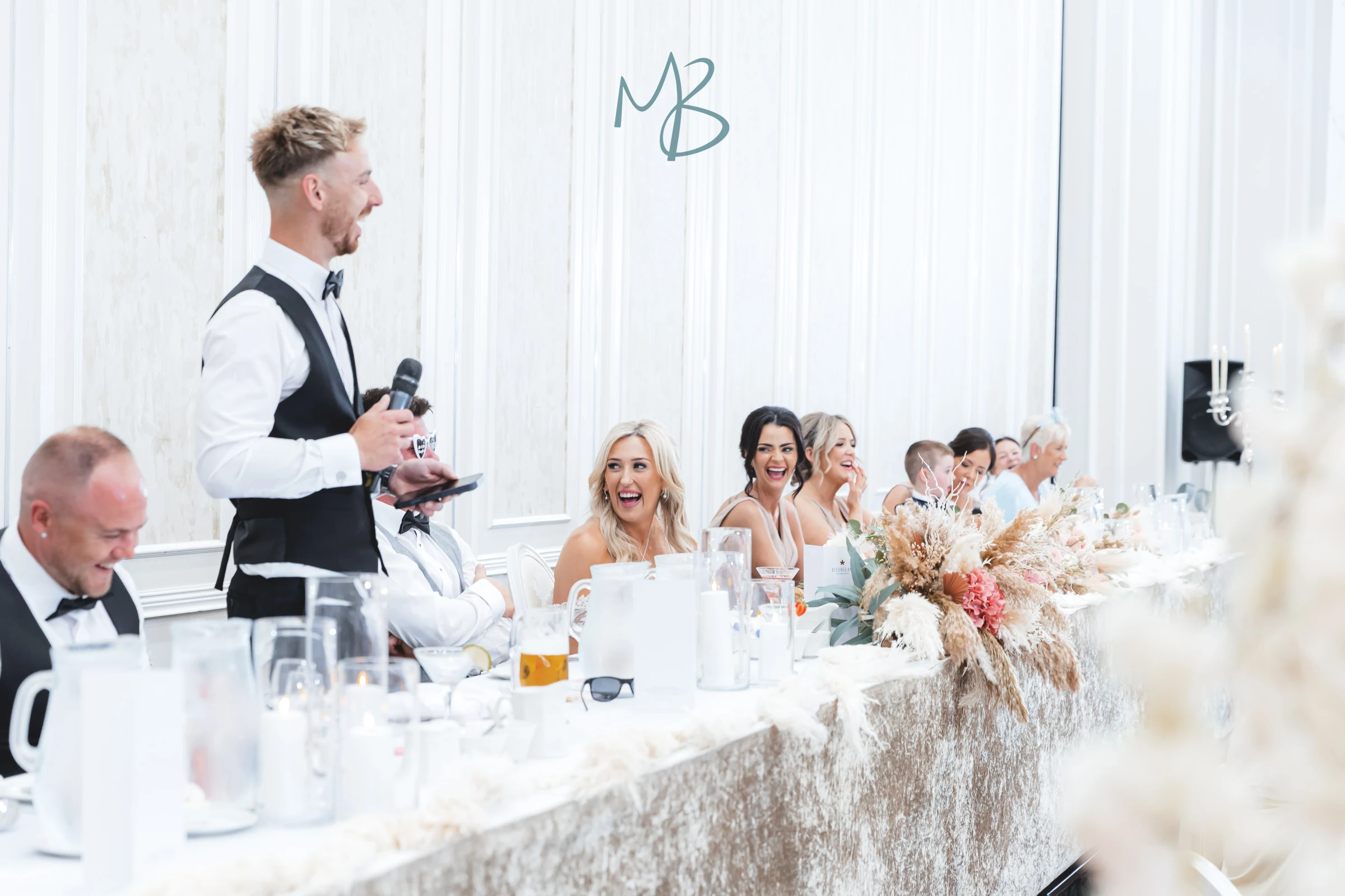 Lee and Melissa, Tullyglass Hotel
