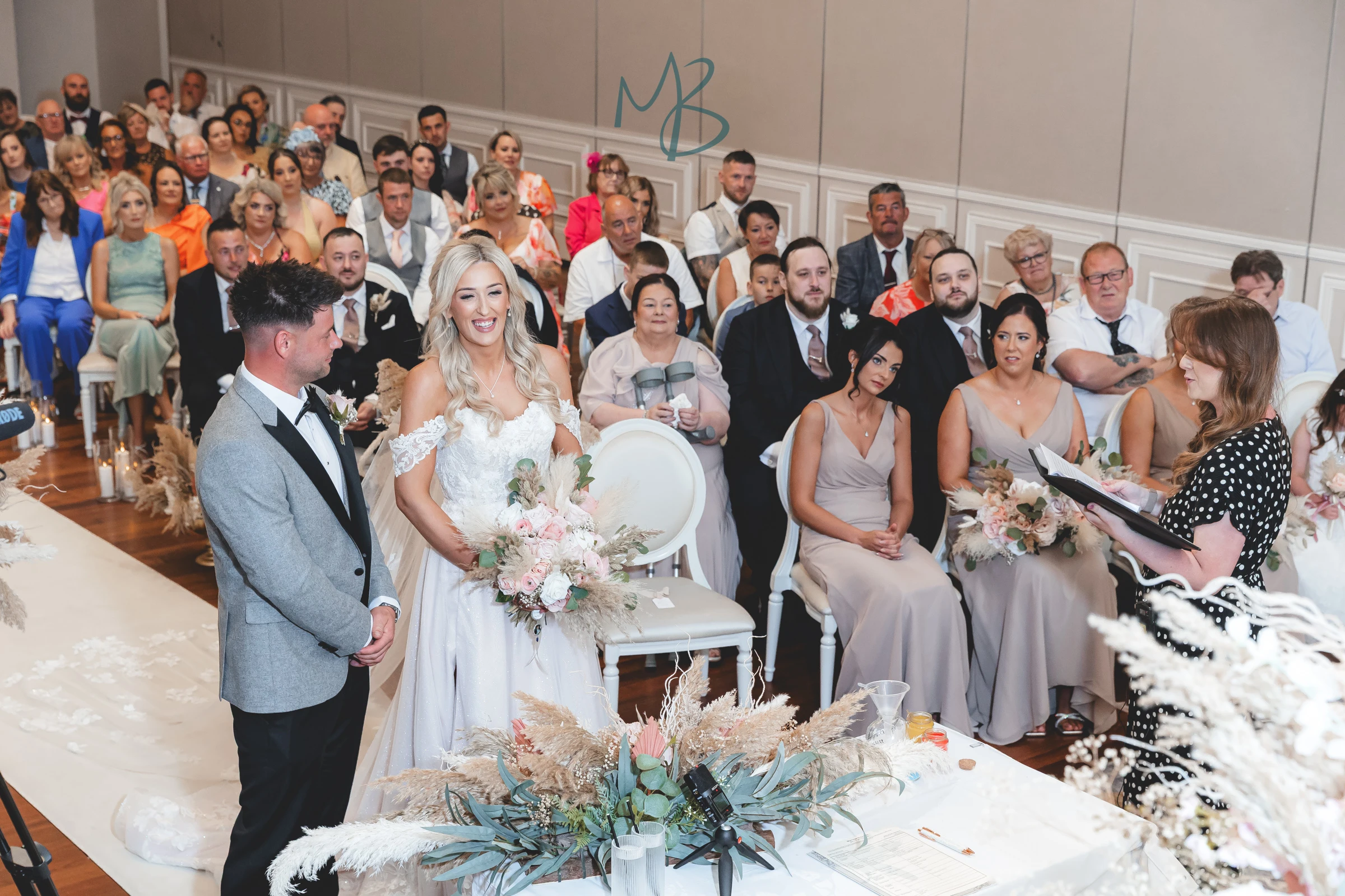 Lee and Melissa, Tullyglass Hotel