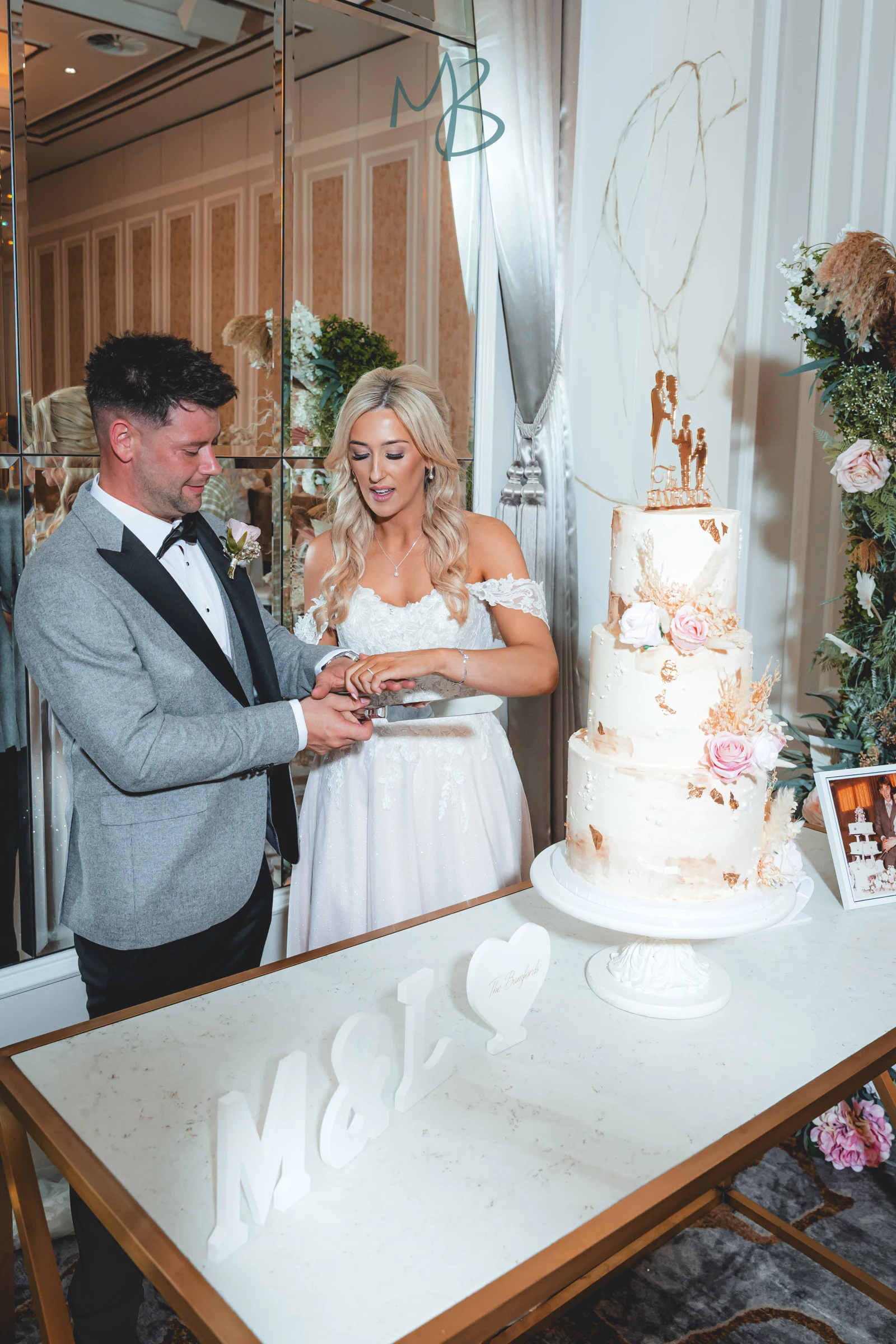 Lee and Melissa, Tullyglass Hotel