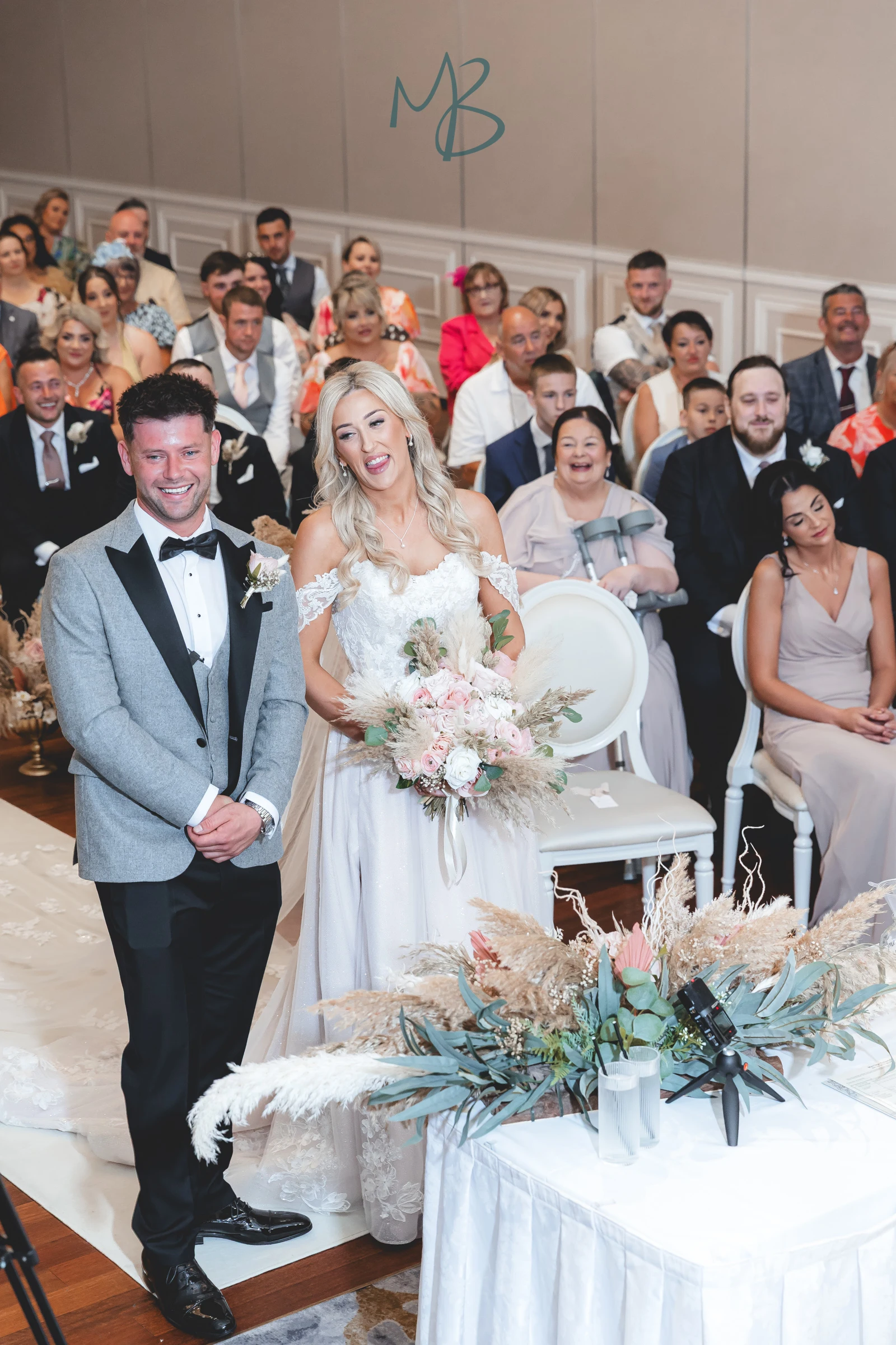 Lee and Melissa, Tullyglass Hotel