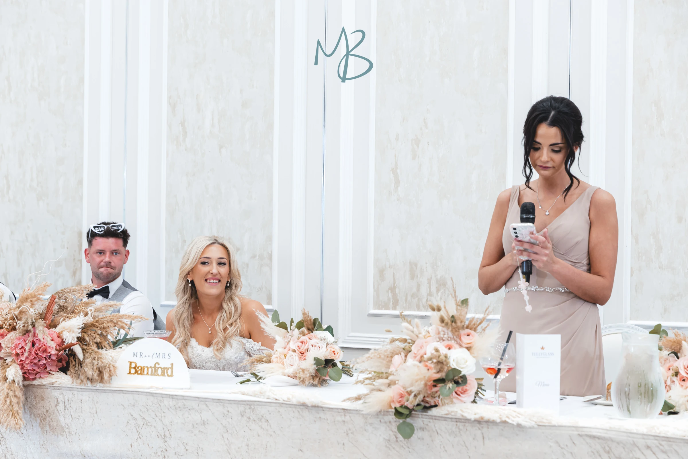 Lee and Melissa, Tullyglass Hotel