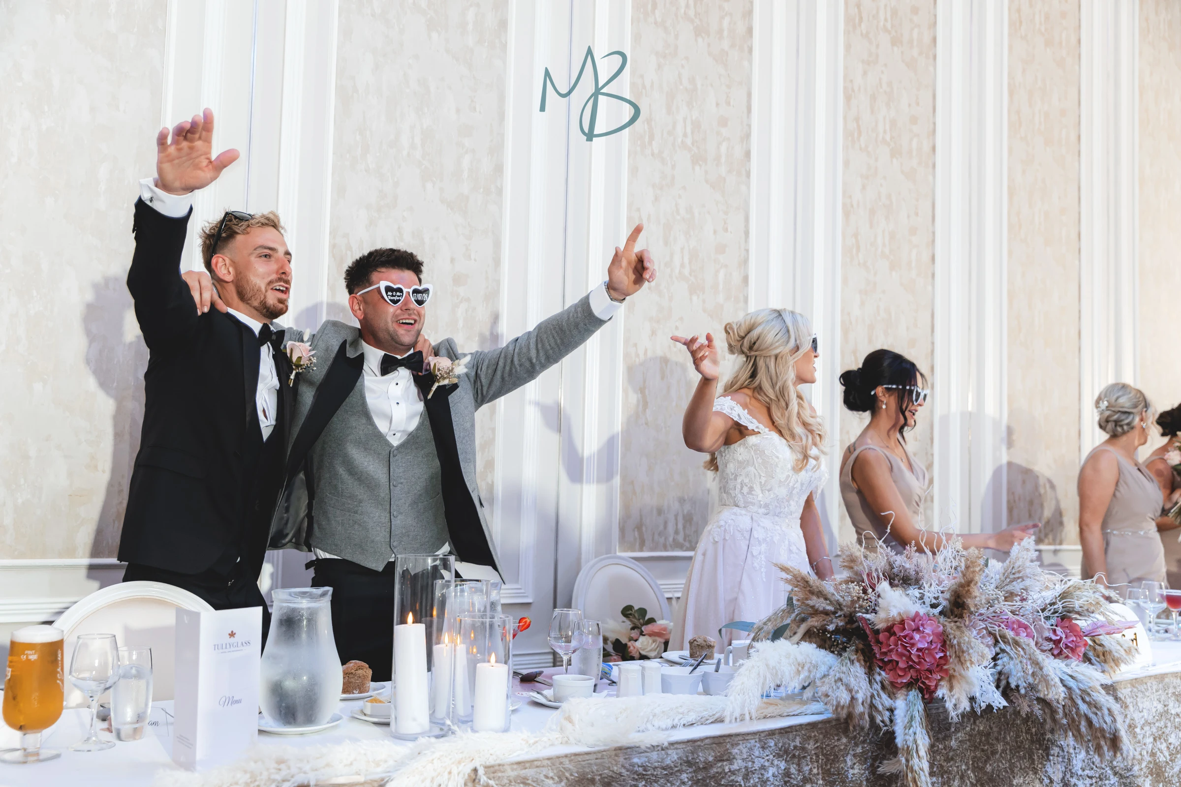 Lee and Melissa, Tullyglass Hotel