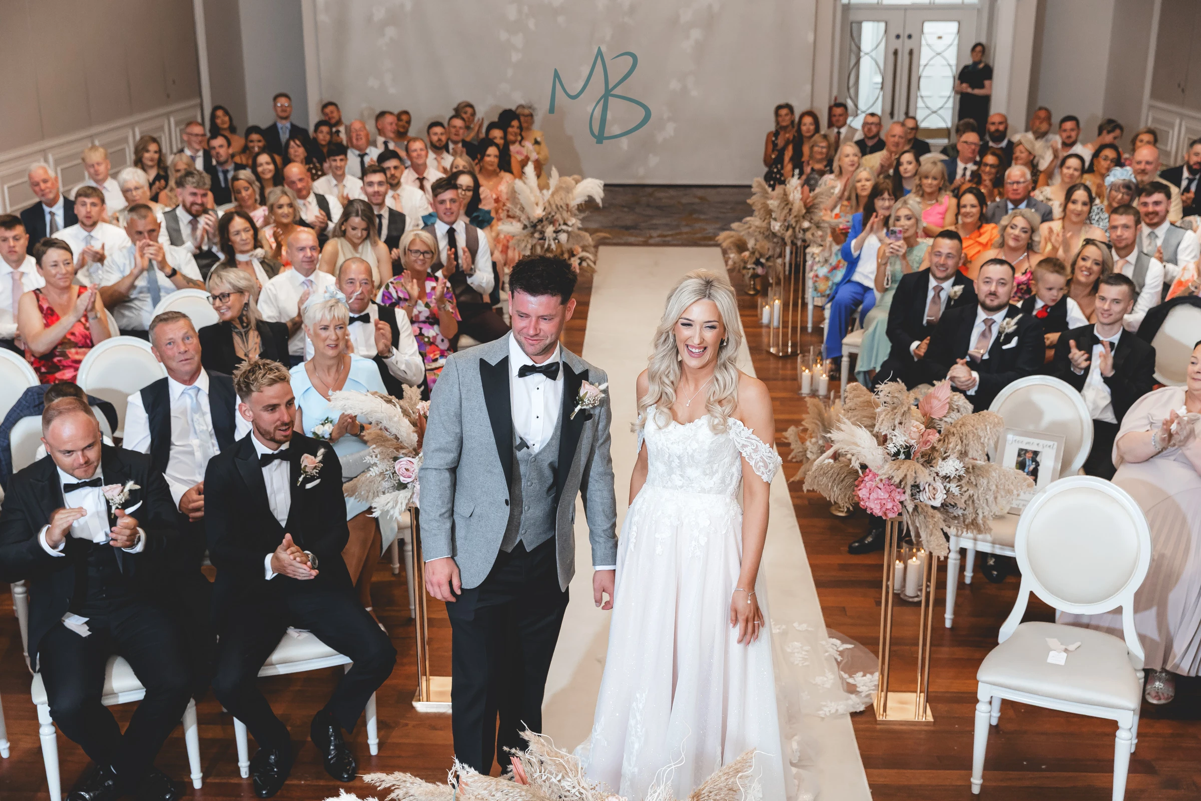 Lee and Melissa, Tullyglass Hotel