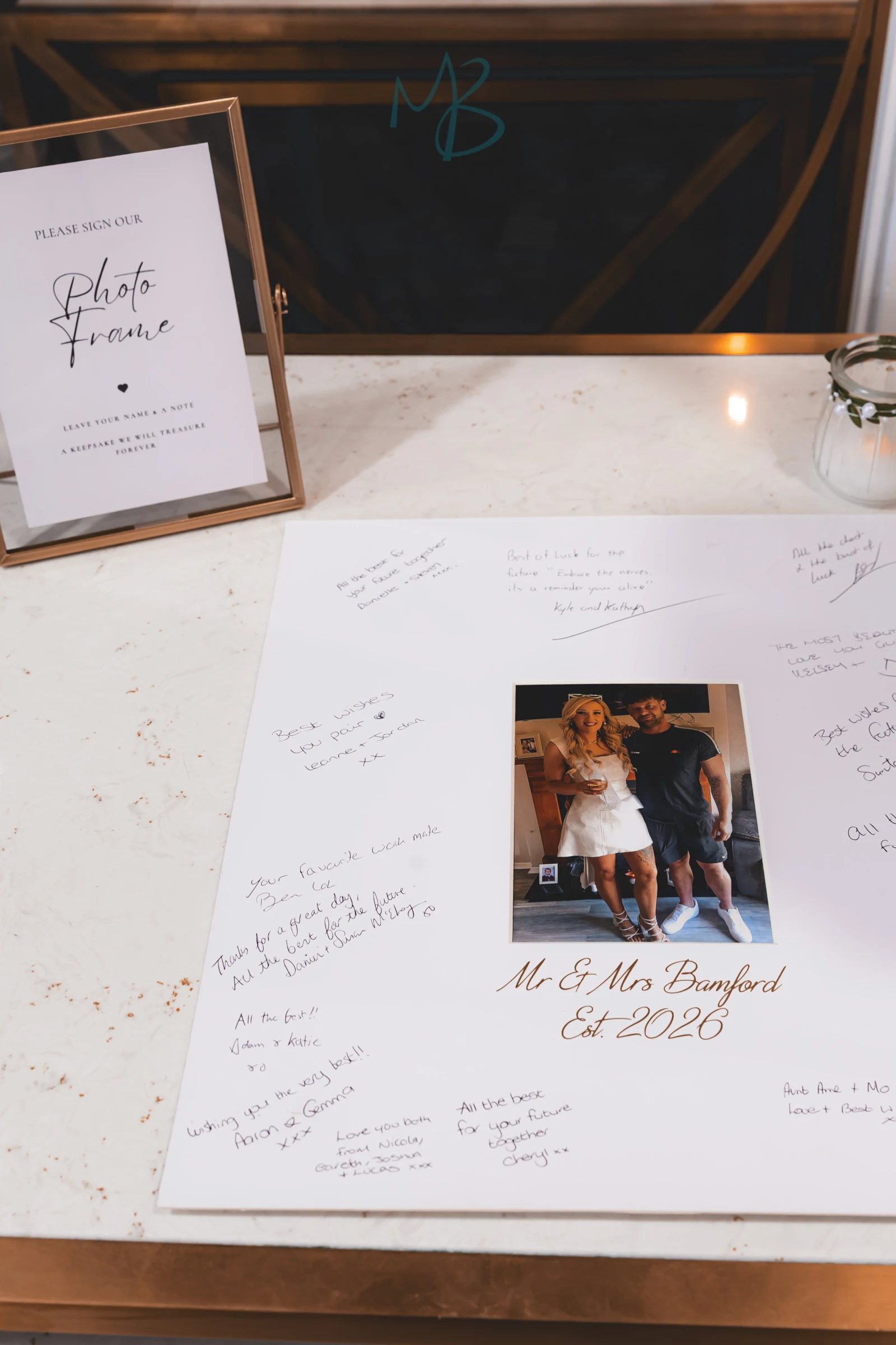 Lee and Melissa, Tullyglass Hotel