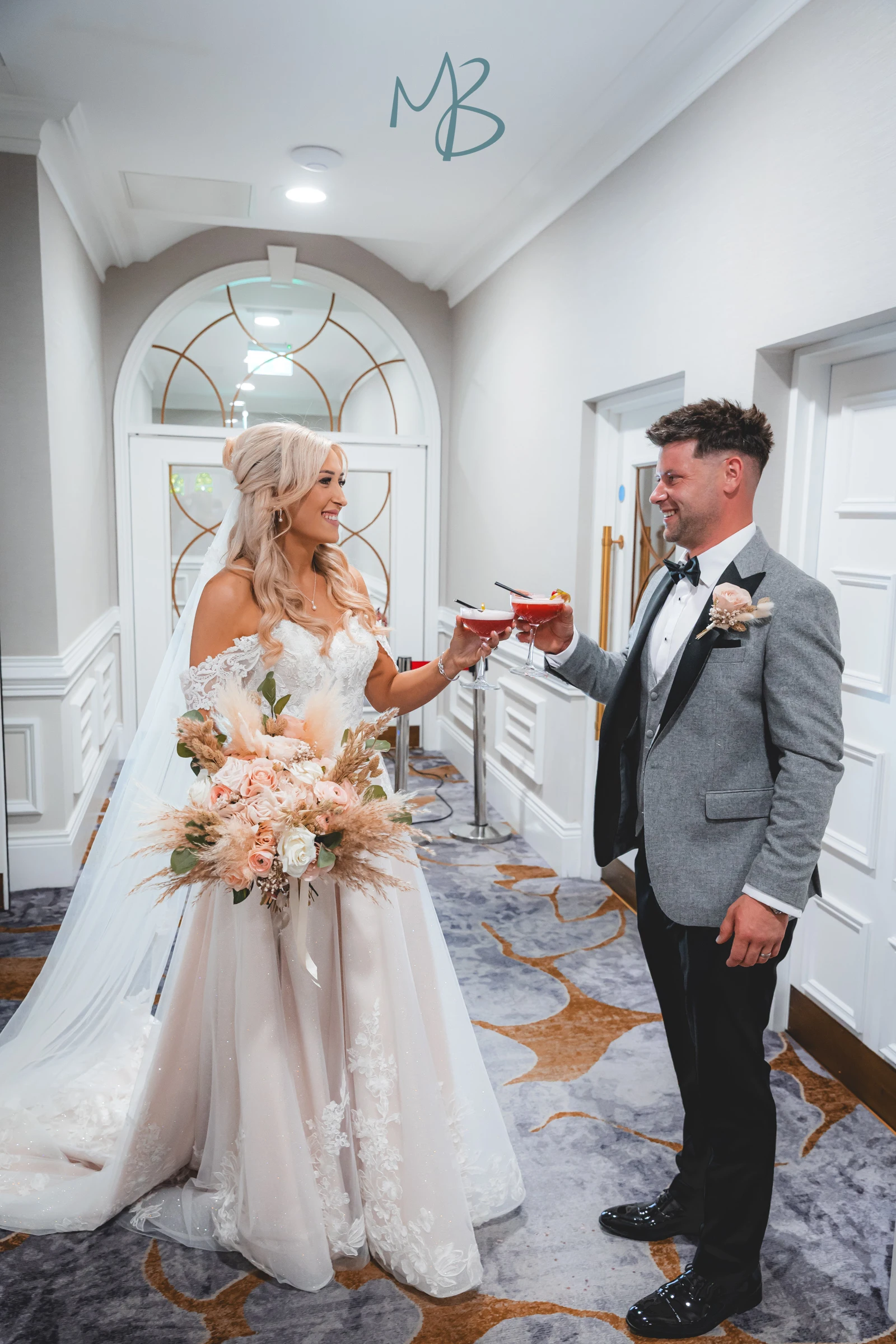 Lee and Melissa, Tullyglass Hotel